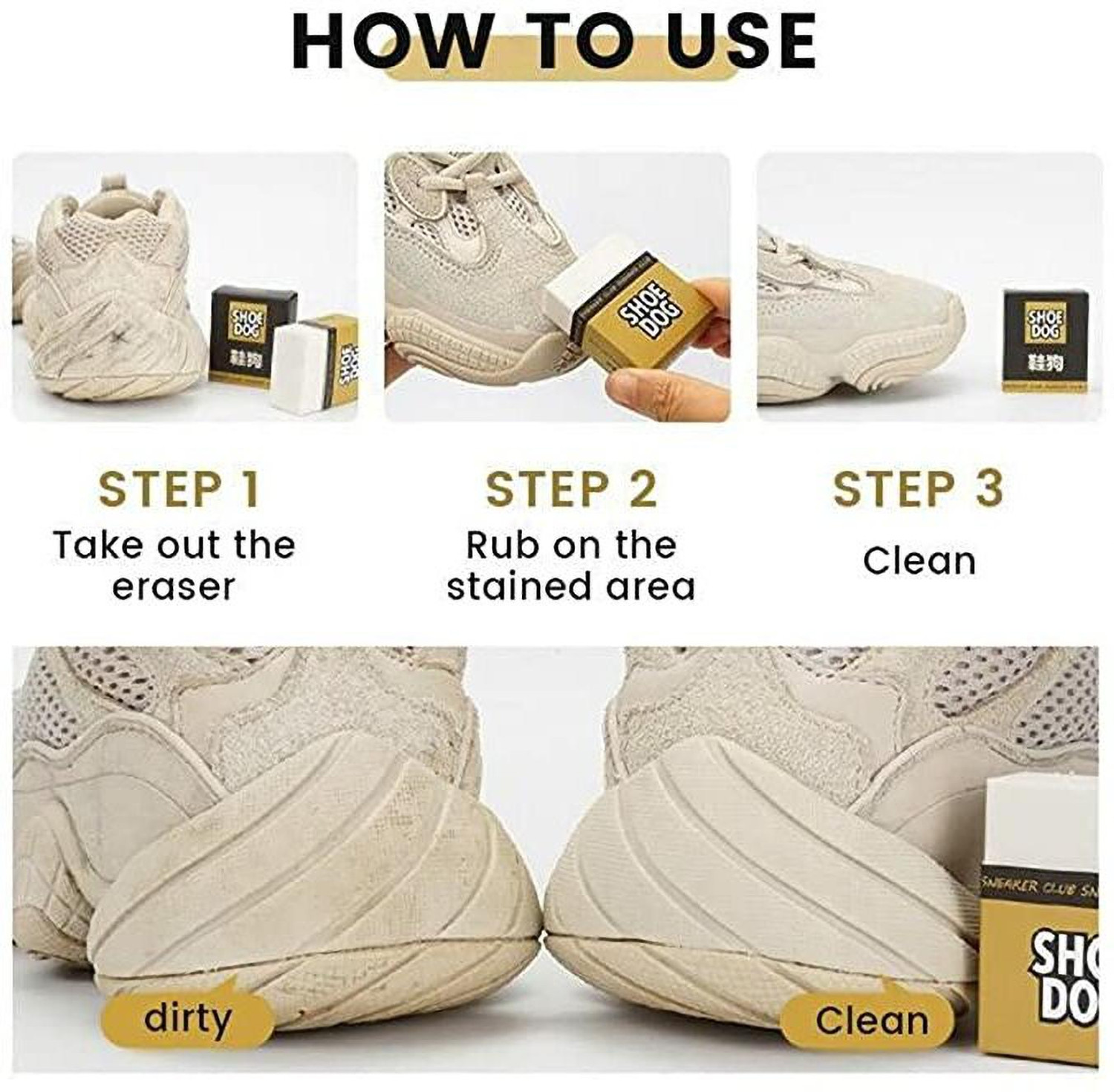 Image of maa creation Shoe Cleaning Eraser Suede Sheepskin Matte Leather Fabric Clean Brushes Sports Shoe Cleaner