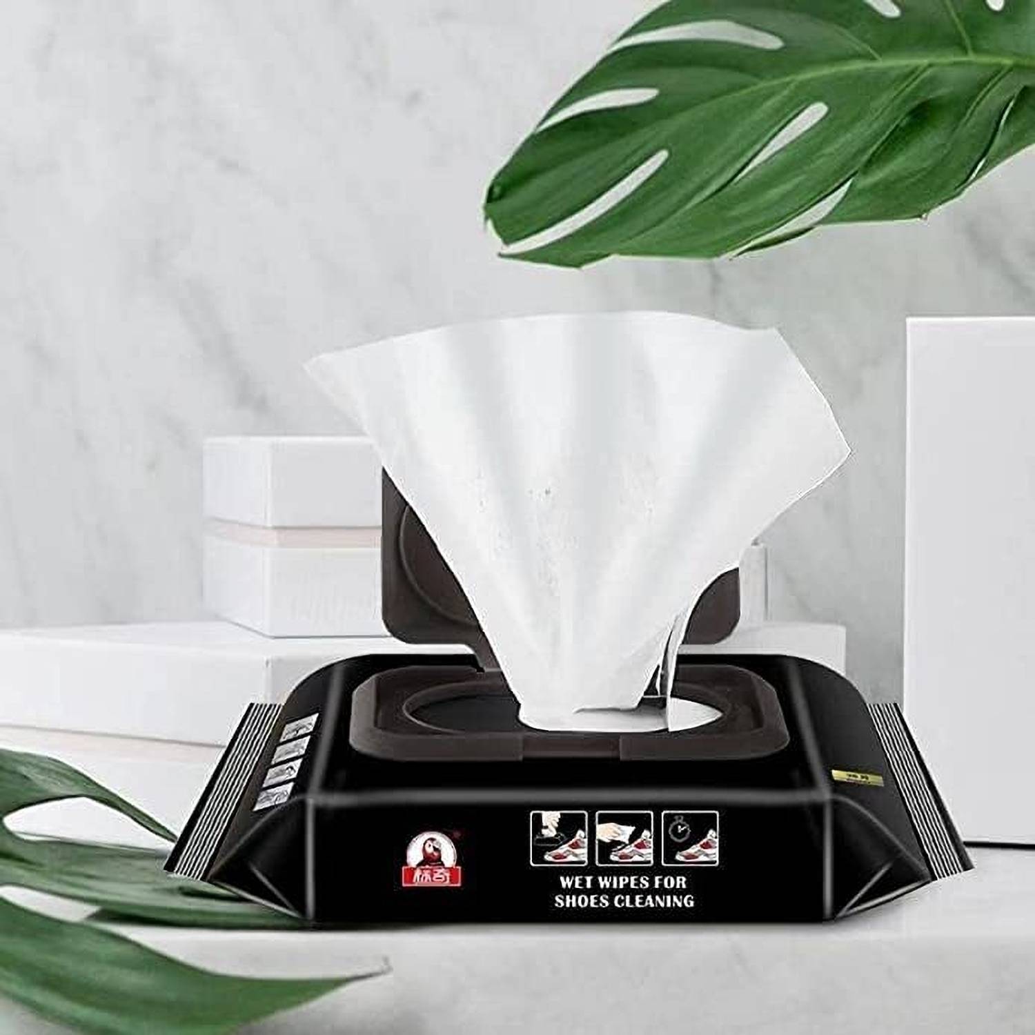 Ashopper Village Natural Sneaker & Shoe Cleaner Wipes Synthetic Leather, Leather Shoe Cleaner