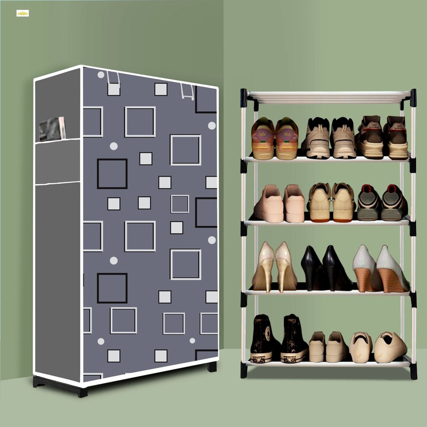 Image of Palkolink Plastic Collapsible Shoe Stand