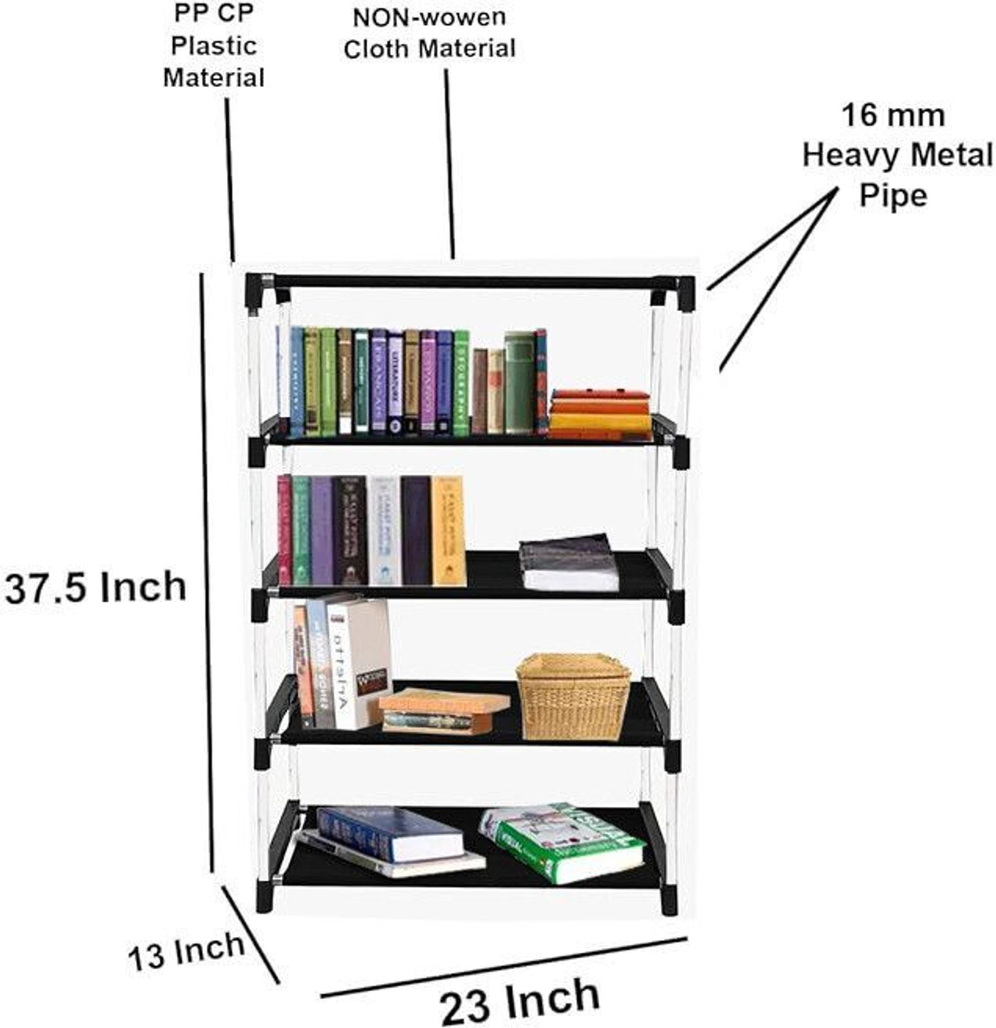 Image of RKE 5 layer multiporpose PVC pipe Plastic Shoe Stand