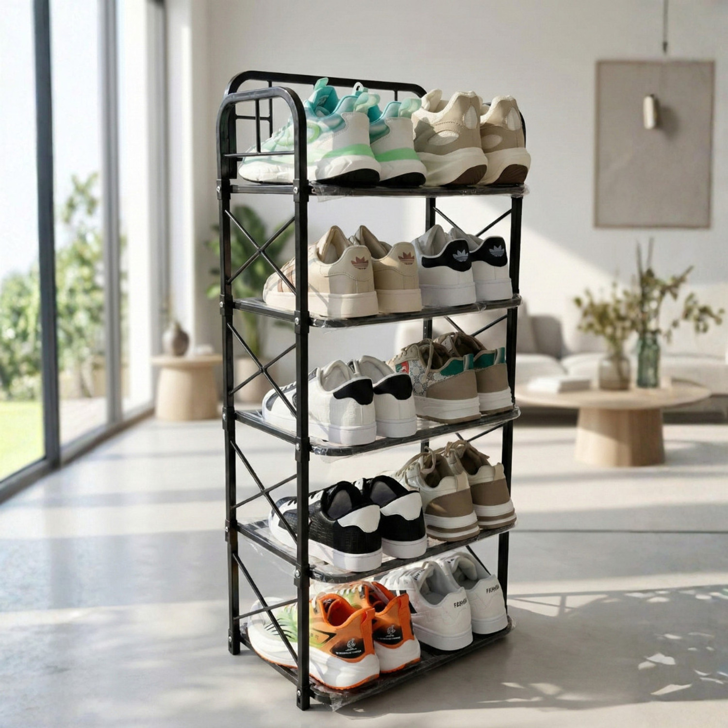 Image of CampEss 5-Layer Plastic Shoe Stand