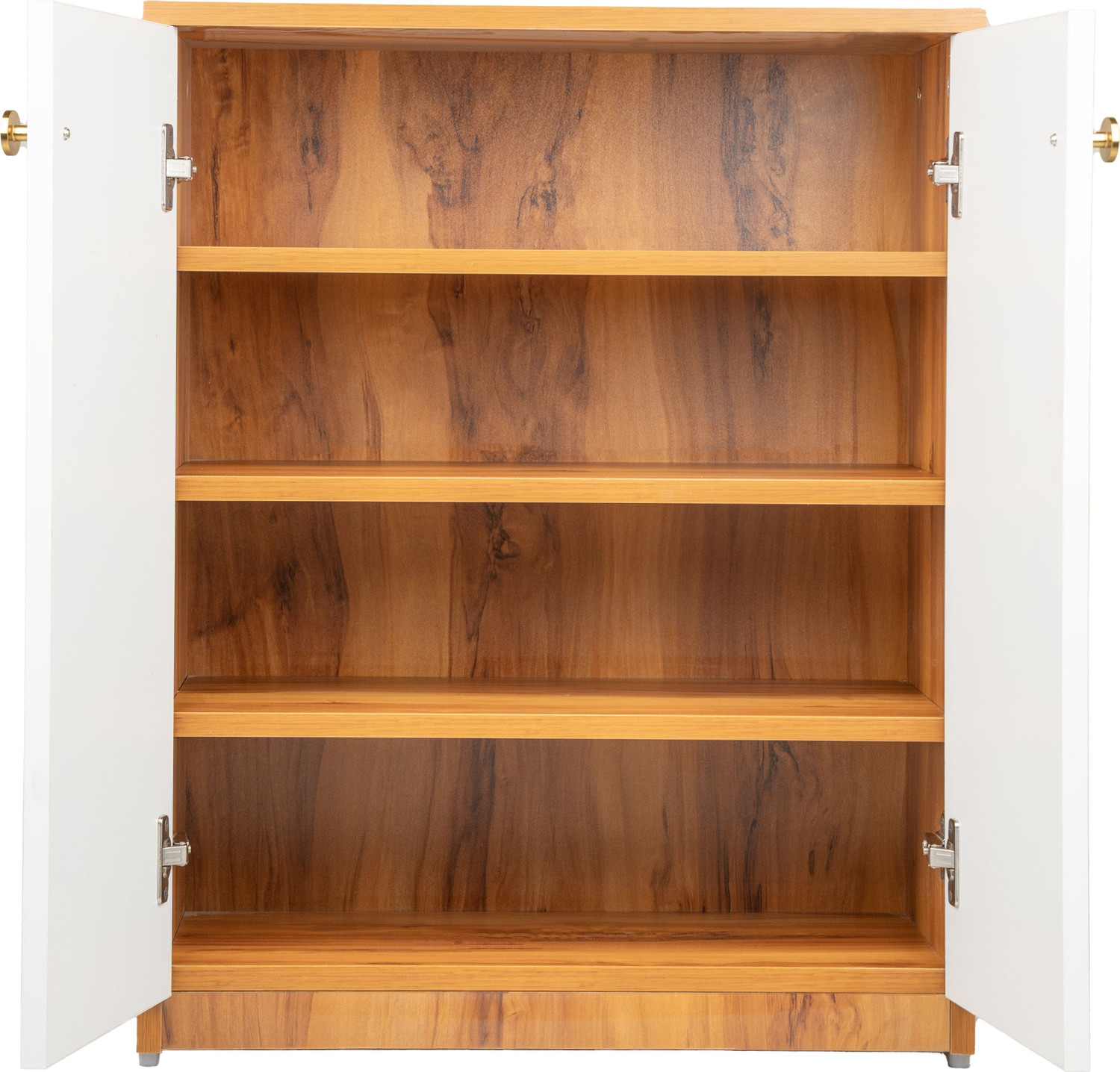 Image of Urbanovia Wooden Shoe Rack for Home Use | Adjustable Shelves | Compact Organizer Engineered Wood Shoe Rack