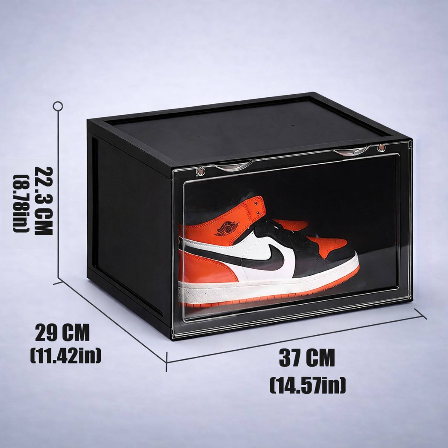 Uraxo Magnetic Sneaker Box Matte Black - Image 2