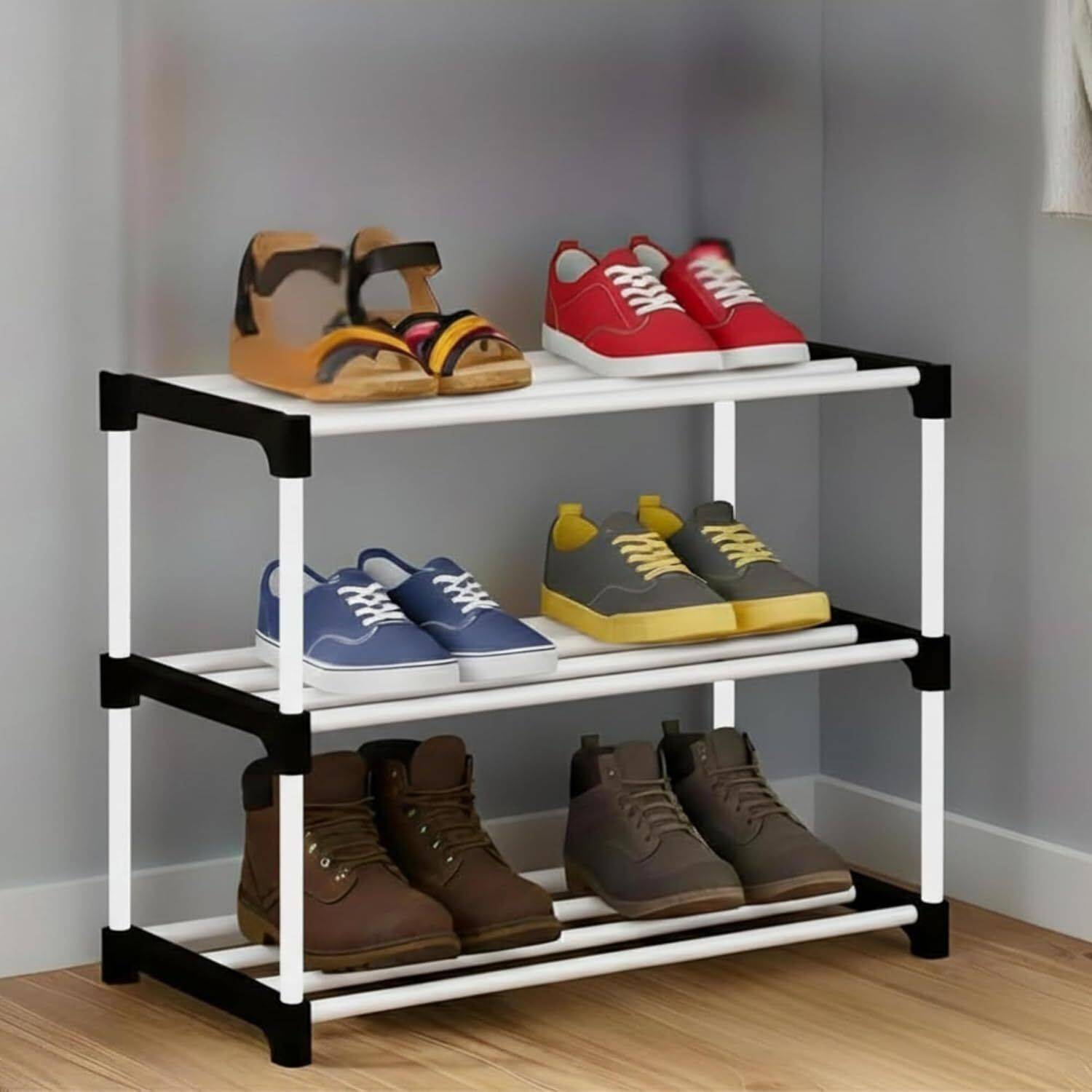 SKEDIZ 3 Layer Collapsible Shoe Rack - Image 2