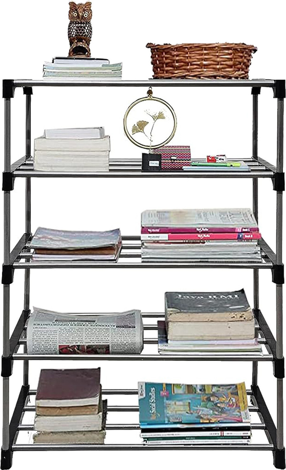 Image of girja Multipurpose Layer shoe rack /book shelf /Wardrobe Heavy Material PVC Plastic Shoe Stand