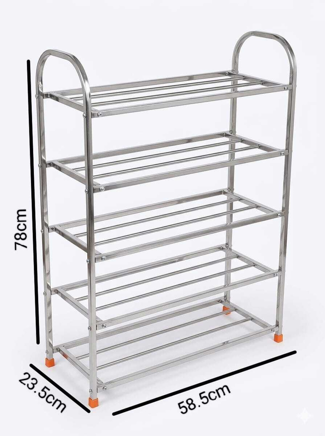 Image of JSSTEEL Stainless Steel Metal Shoe Rack