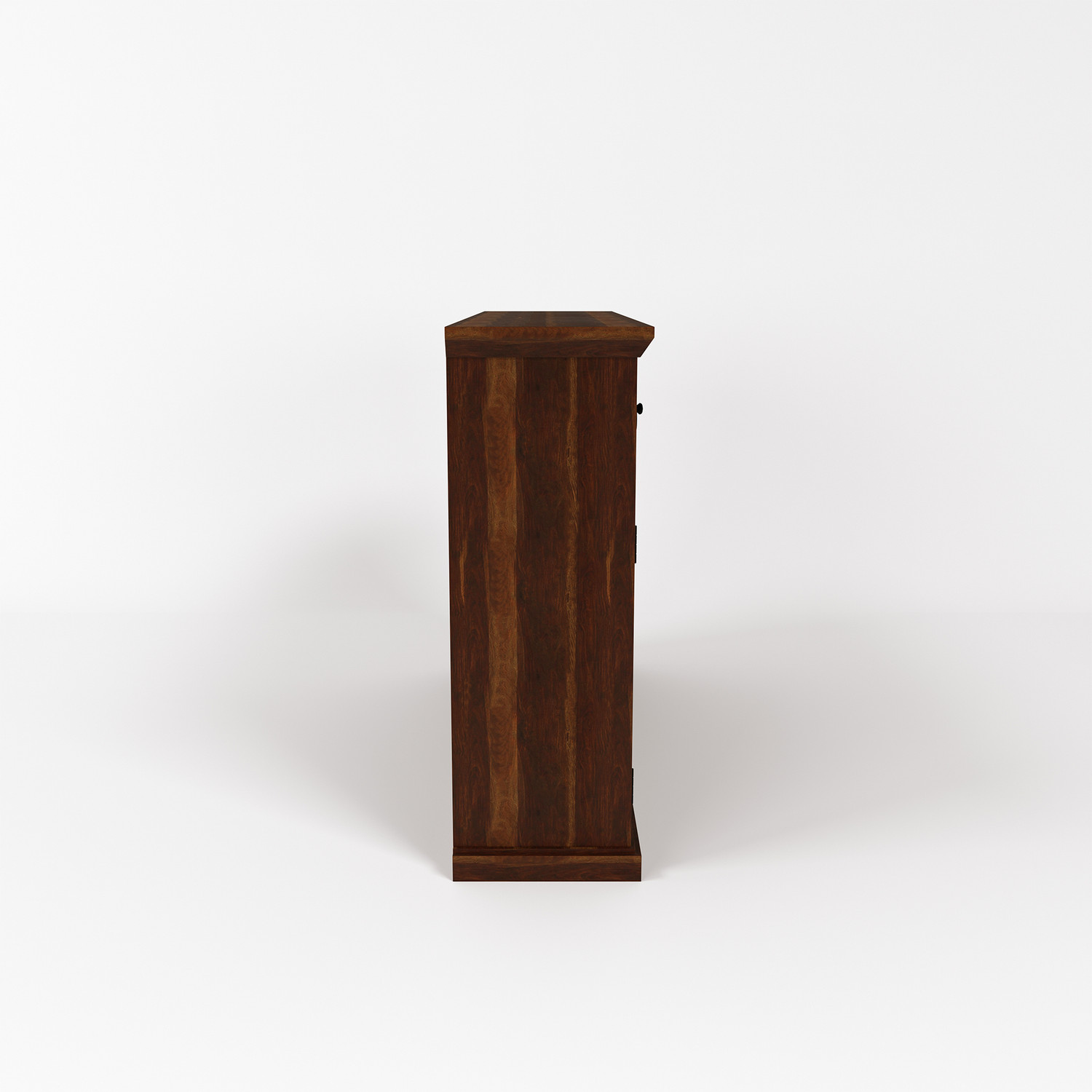 Image of WOODSTAGE Solid Sheesham Wood Shoe Rack with Drawer Storage Solid Wood Shoe Rack