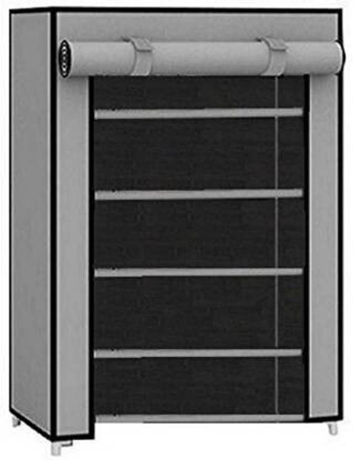 FurniGully Grey1 Metal Shoe Stand - Image 1