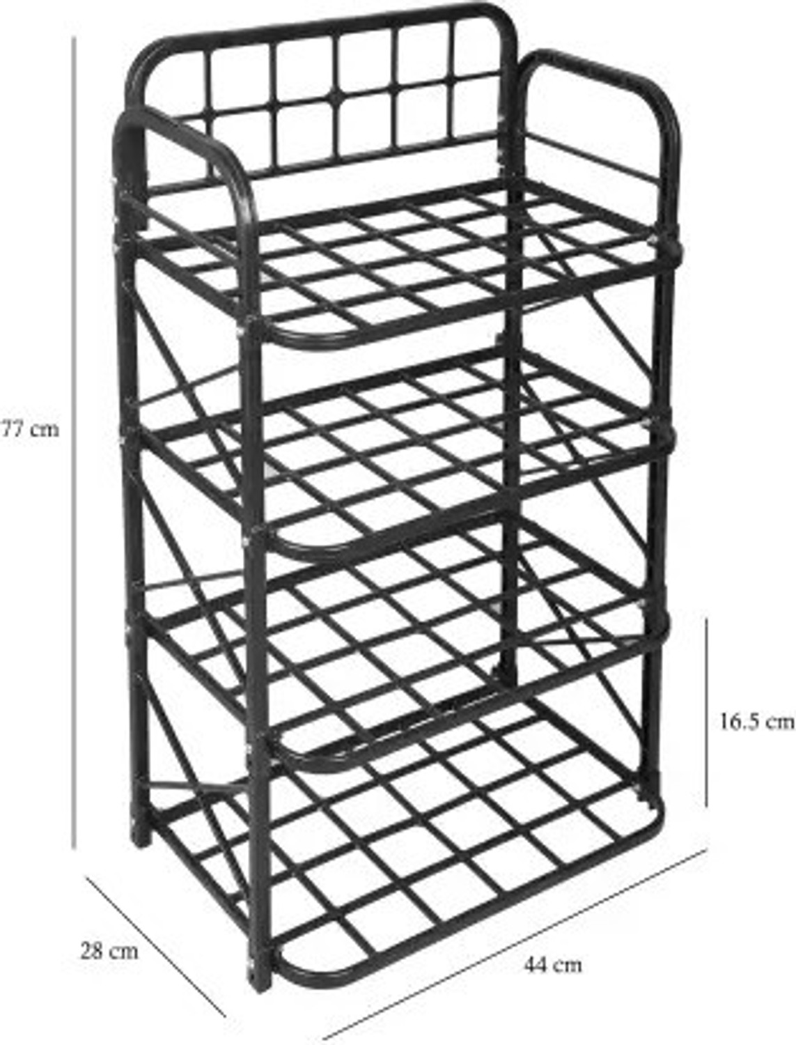 Image of NEELESHWARI Multipurpose foldable portable Home And Office Wall Shelf Plastic Shoe Stand