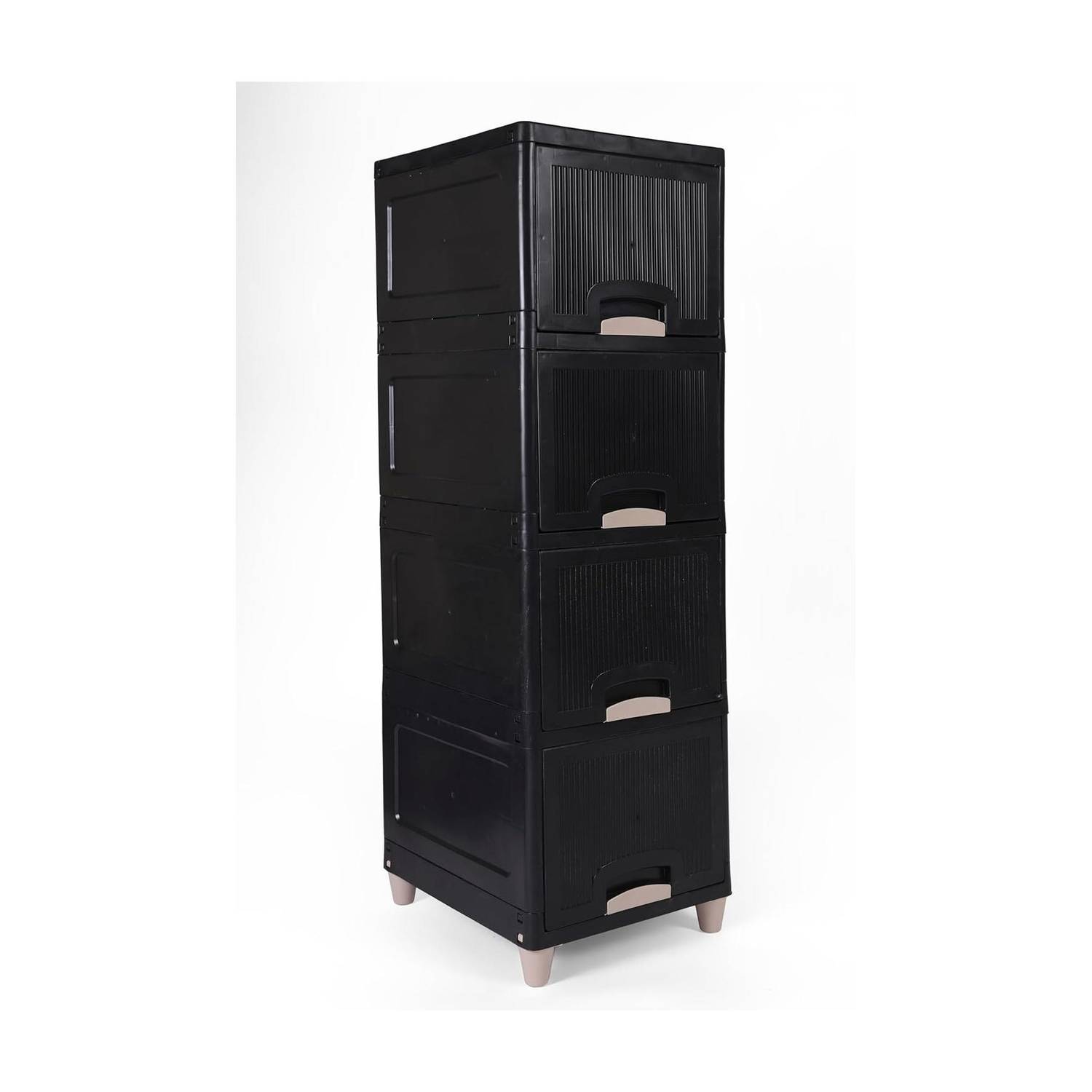 Flipkart.com | AK10ZONE 4 Compartments Plastic 4 Compartments Plastic Storage Drawer Box for Living Room and Bedroom - 4 Compartments Plastic Storage Drawer Box for Living Room and Bedroom