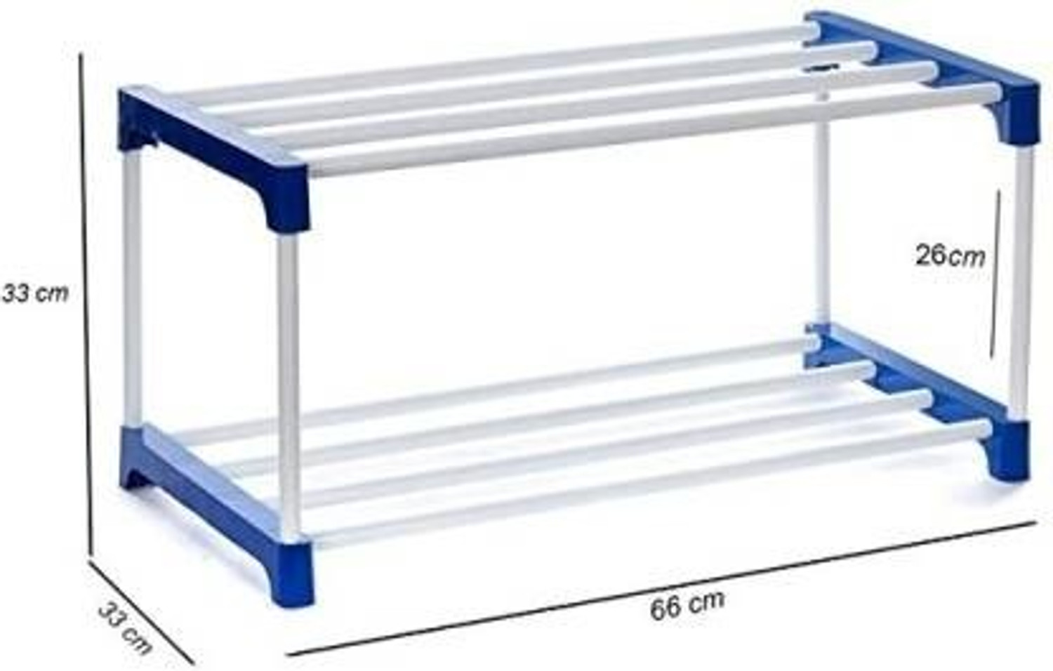 Image of Plexus enterprises 2 Layer racks 2112 Plastic Shoe Stand