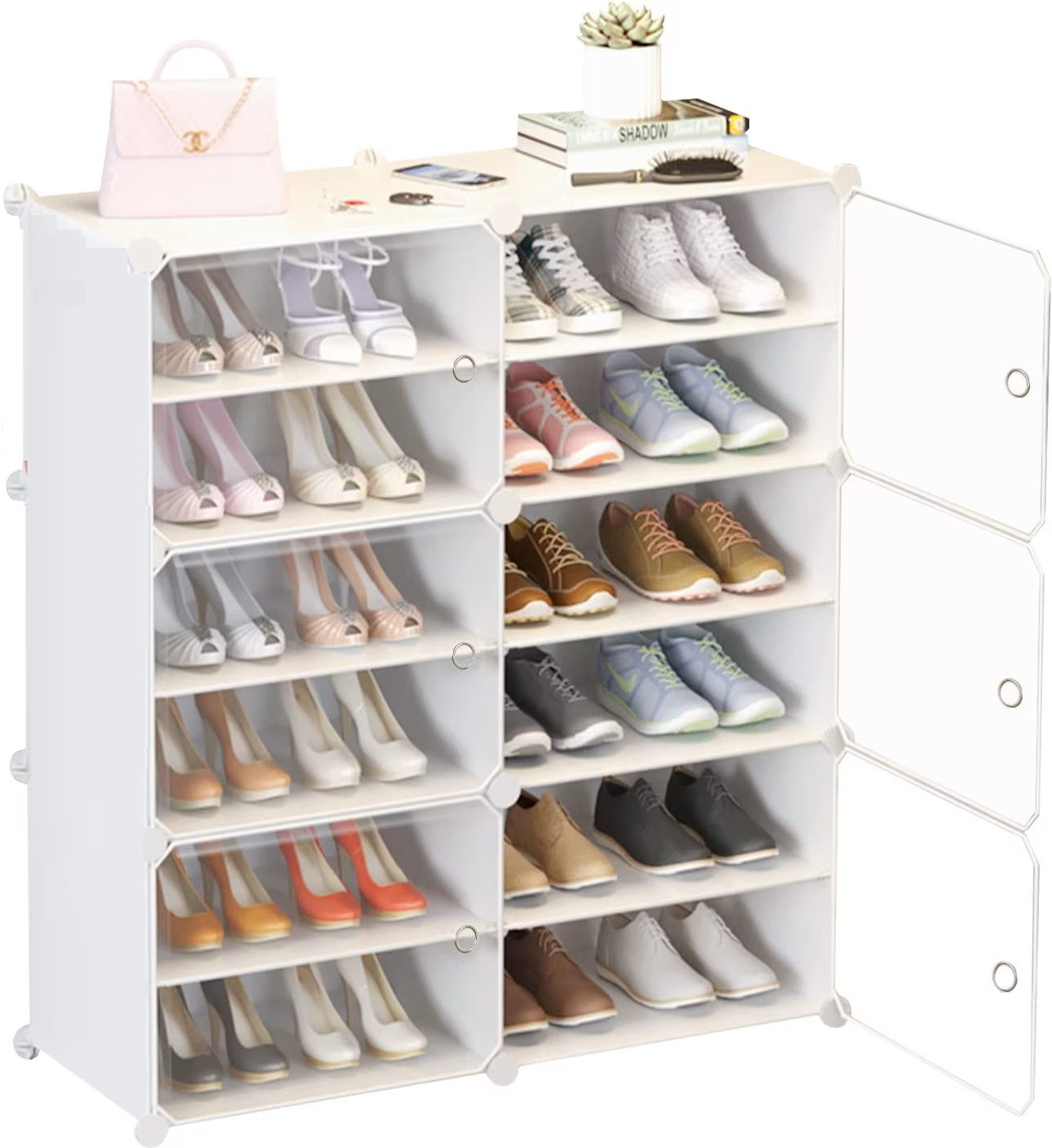 Image of BUCKETLIST Plastic Shoe Rack