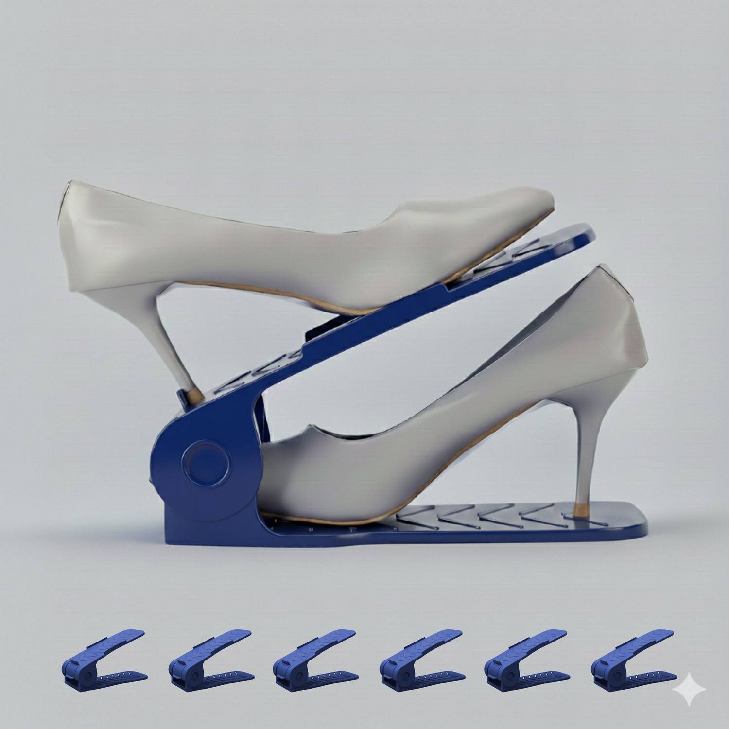 Aditya Polymers Height Adjustable Shoe Rack Organiser Plastic Shoe Stand