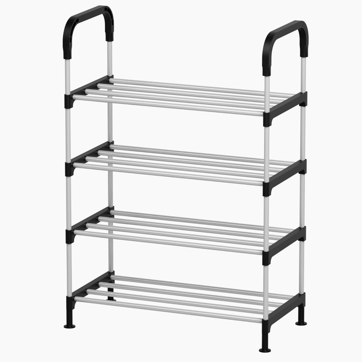 Image of Shaym ji 4LAYER PVC PLASTIC SHOERACK Plastic Shoe Stand