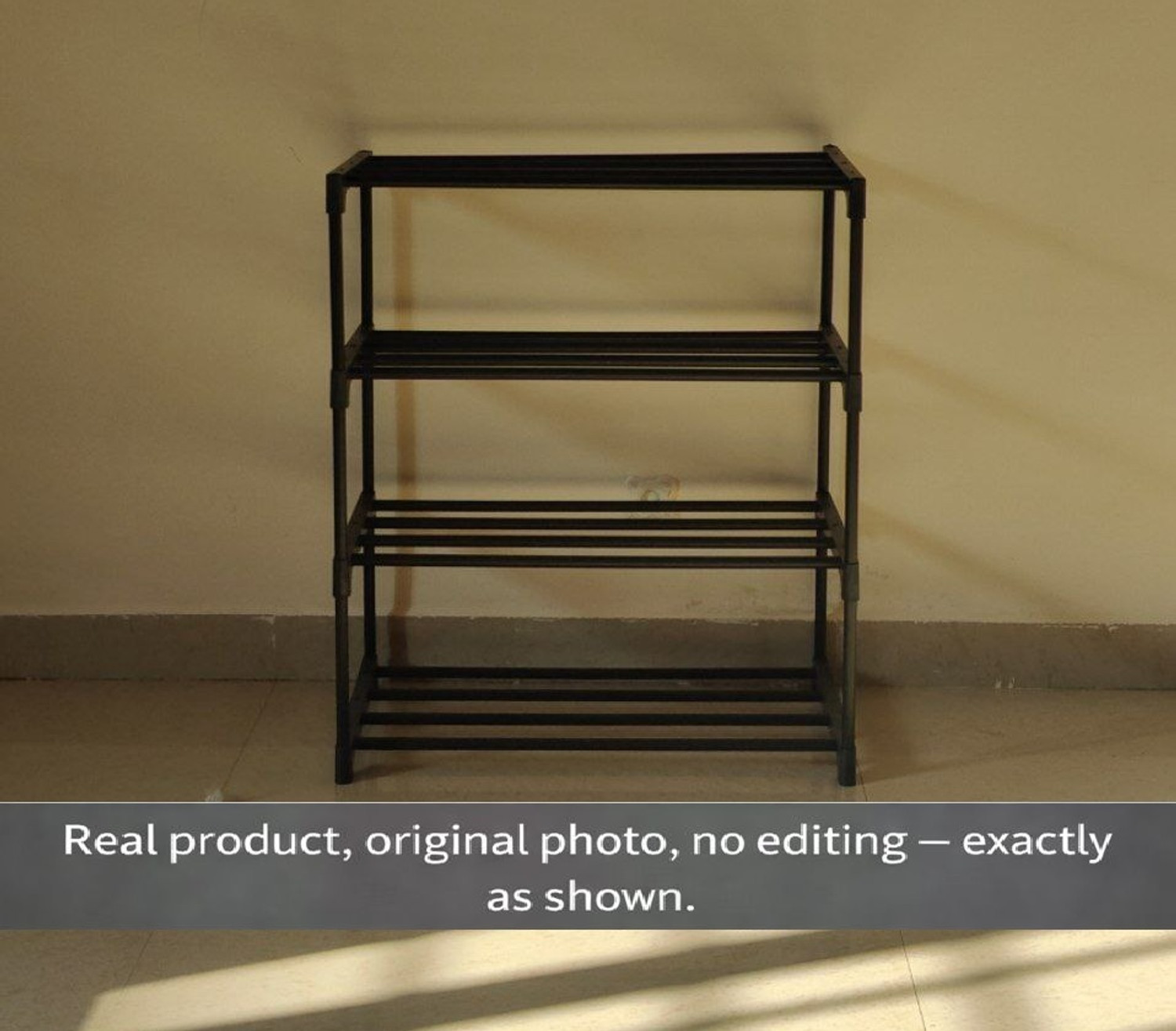 Image of Xevansor Shreejikart DIY Assembly Shoe Rack Plastic Collapsible Shoe Stand