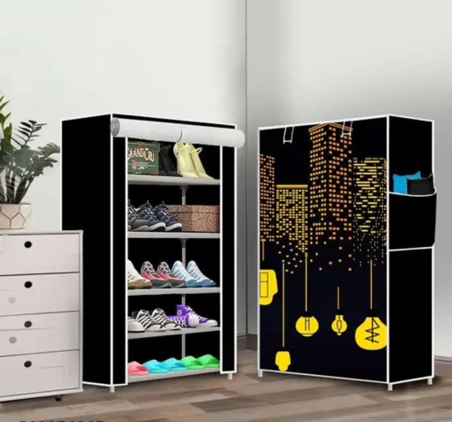 Image of Shaym ji 5LAYER PVC PLASTIC SHOERACK Plastic Shoe Stand