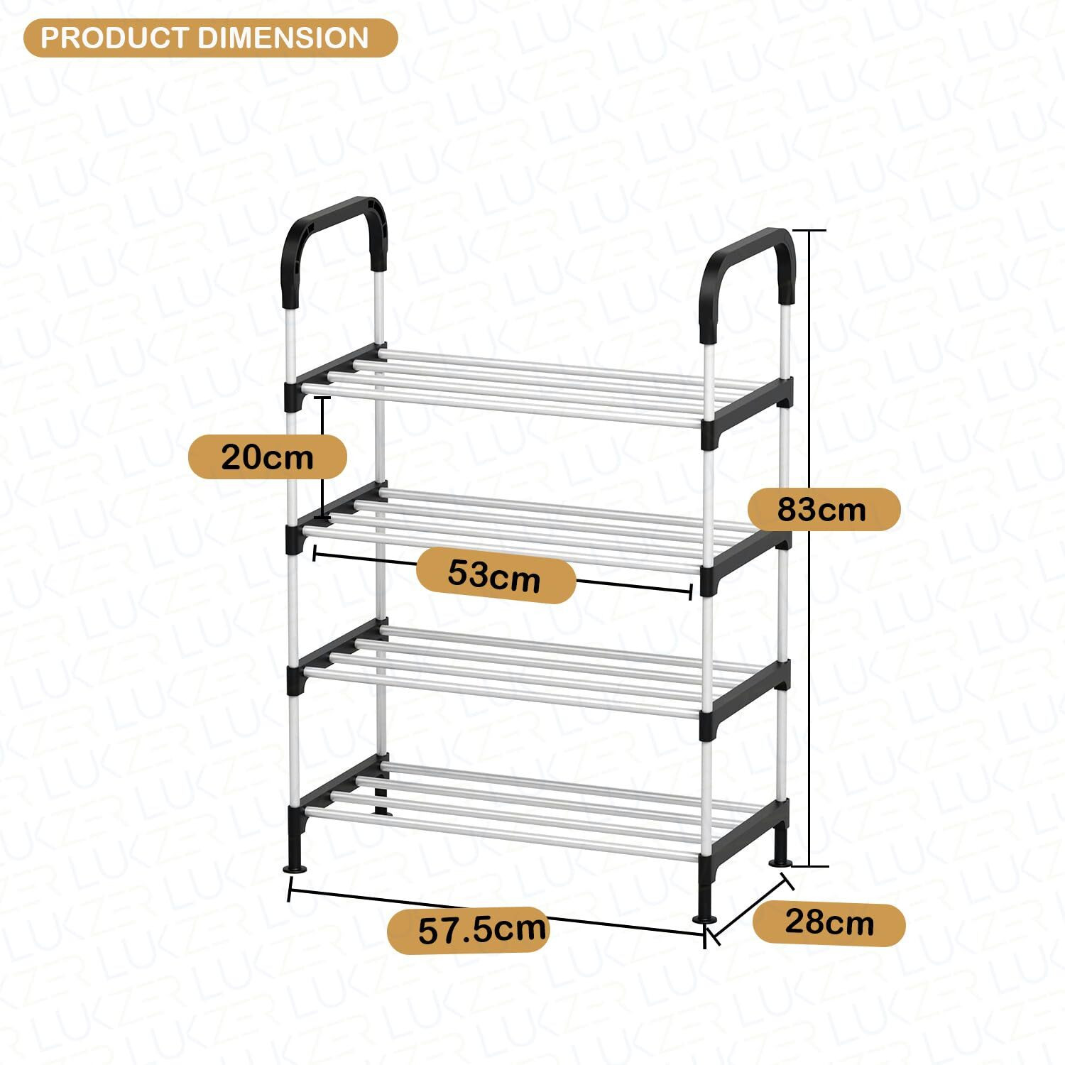 Image of Shaym ji 4LAYER PVC PLASTIC SHOERACK Plastic Shoe Stand