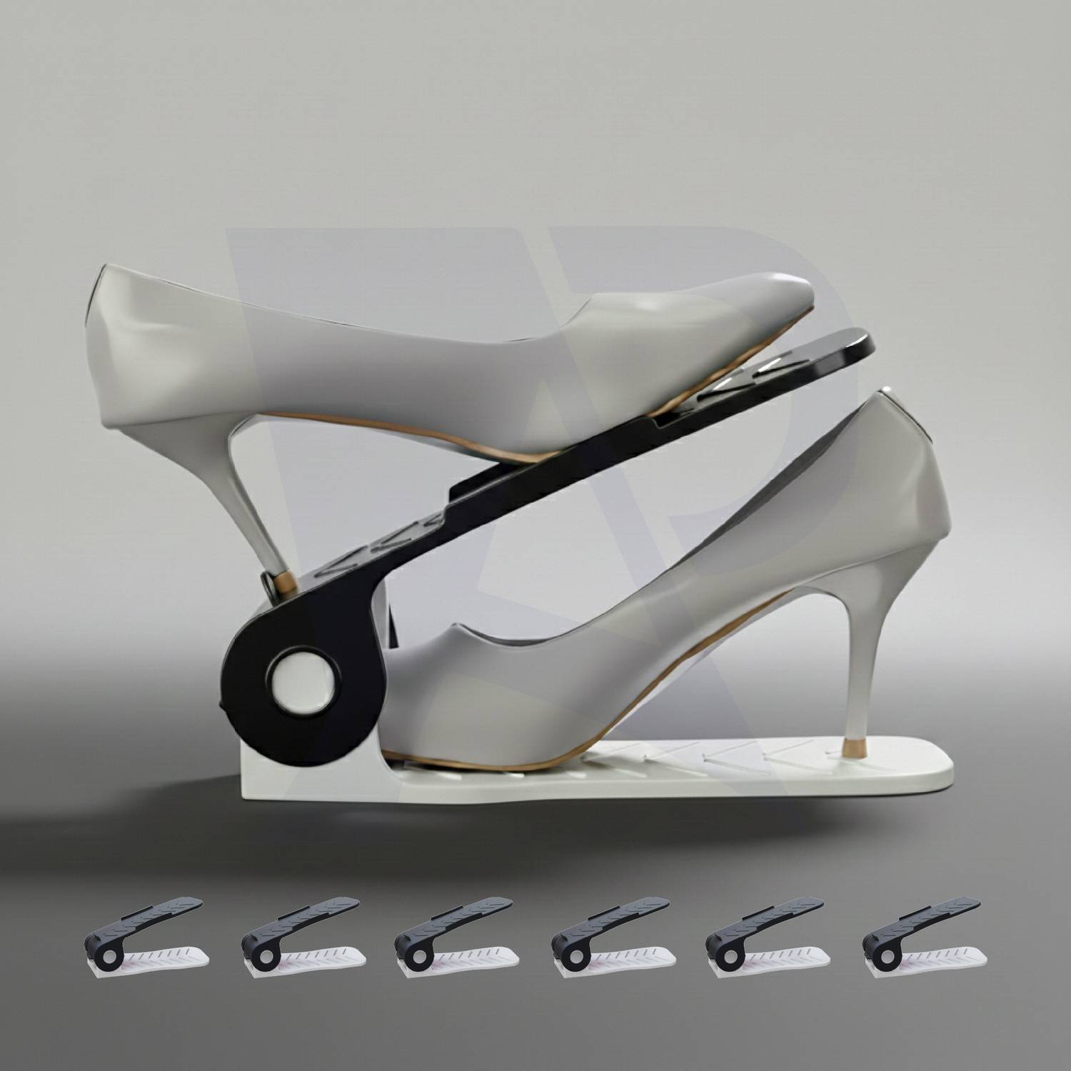 Aditya Polymers Height Adjustable Shoe Rack Organiser Plastic Shoe Stand