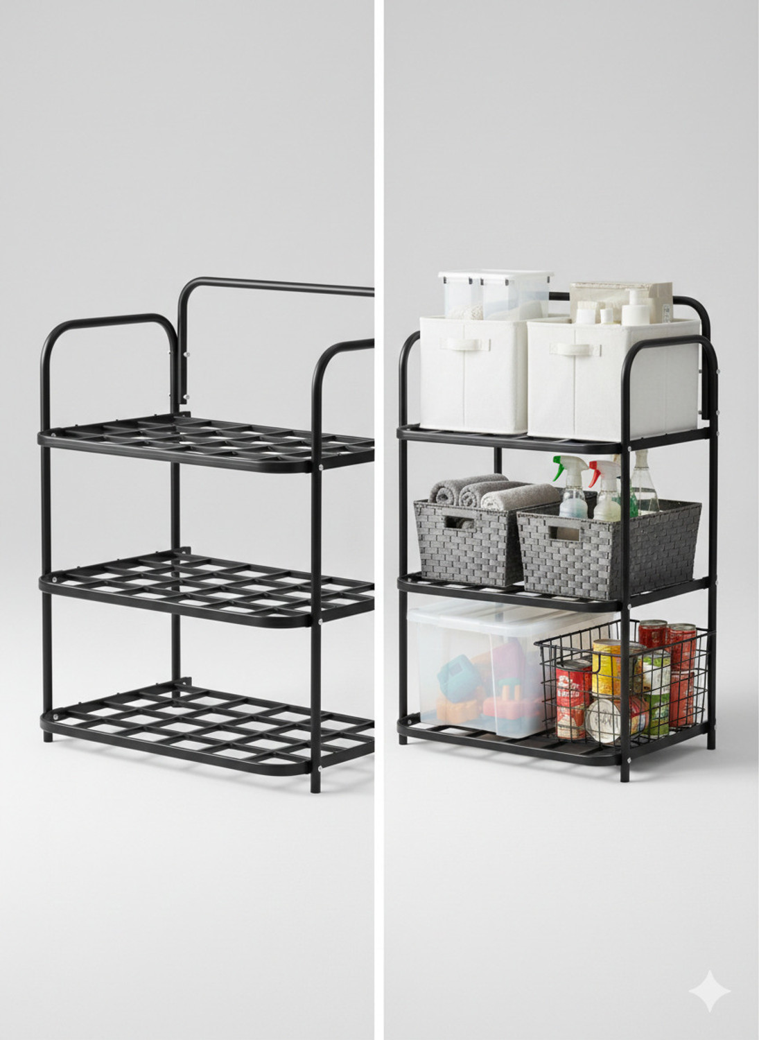 Image of RN Kart Shoe Stand Metal Collapsible Shoe Stand