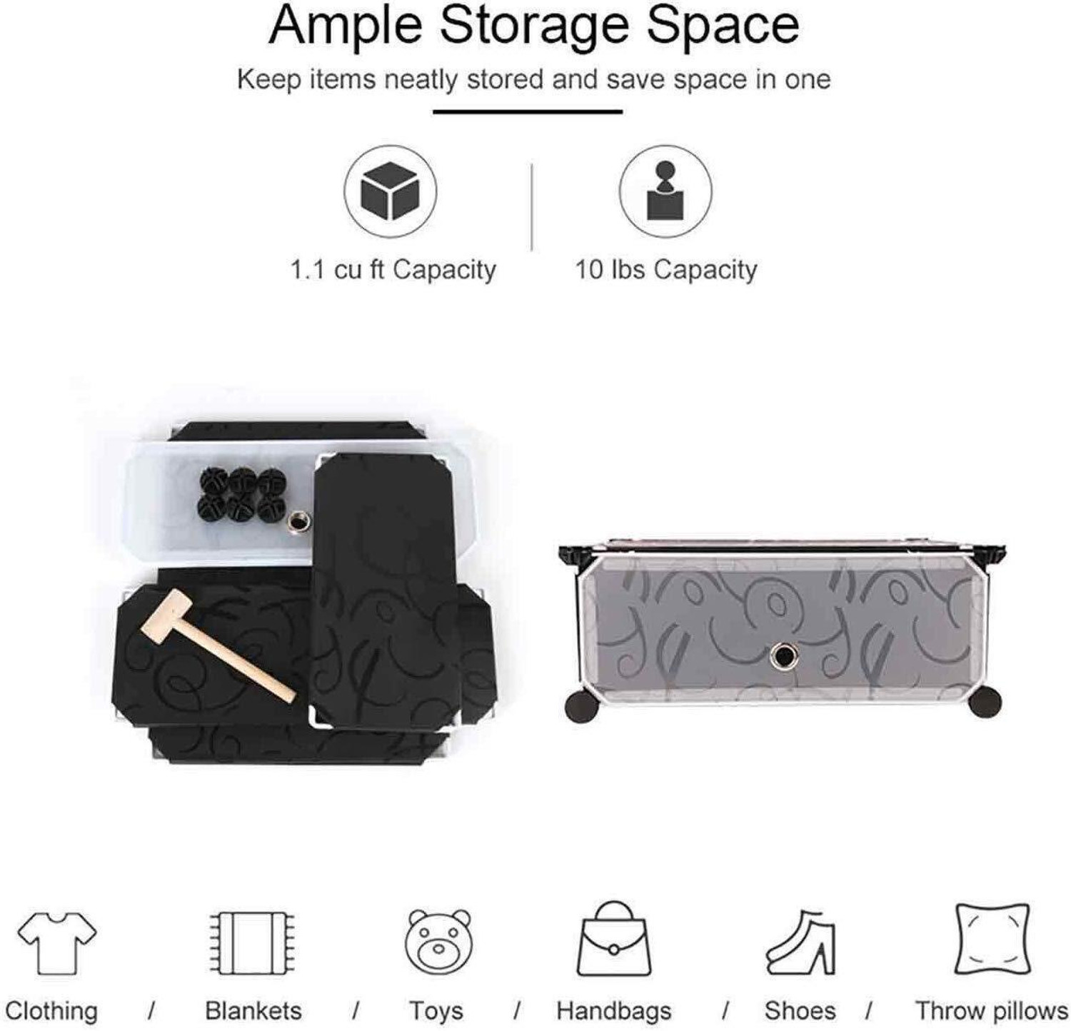 Image of PYXBE 5 Layer Plastic Shoe Rack Multipurpose Storage Organizer for Home BedroomBalcony Plastic Collapsible Shoe Stand