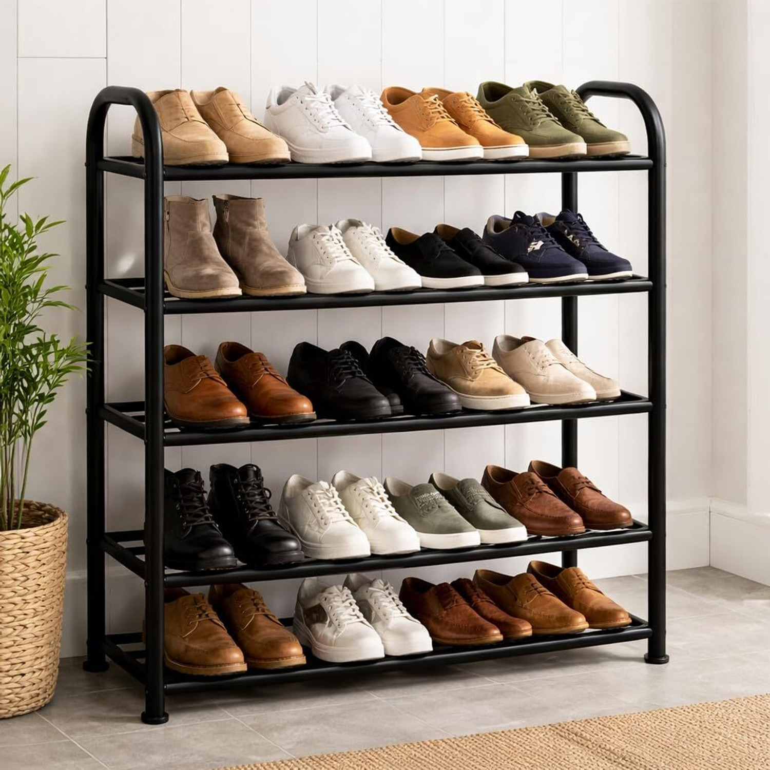 Image of SOUKIO Metal, Plastic Shoe Stand