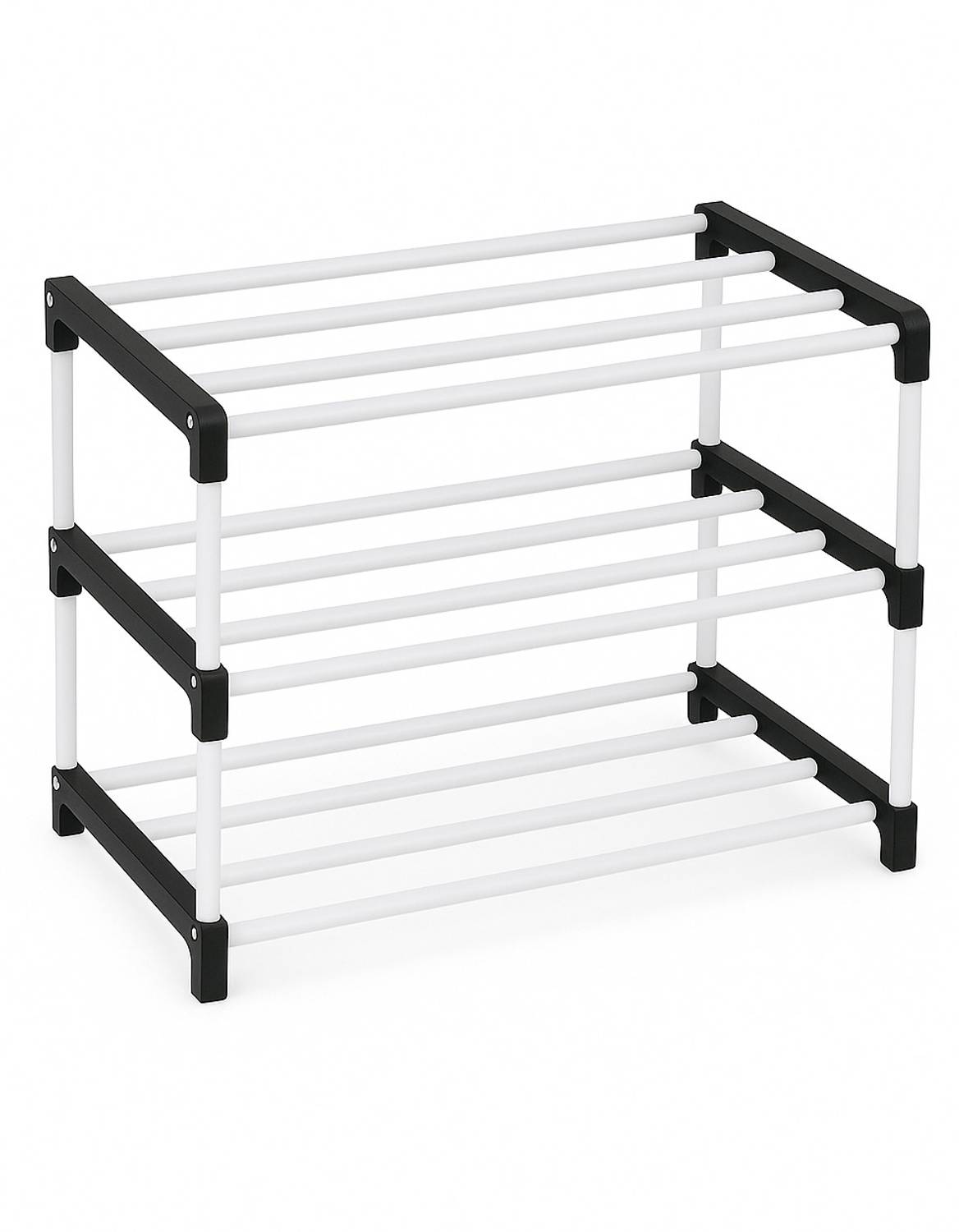 SKEDIZ Multipurpose Shoe, Cloth & Book Storage Stand Plastic, Met