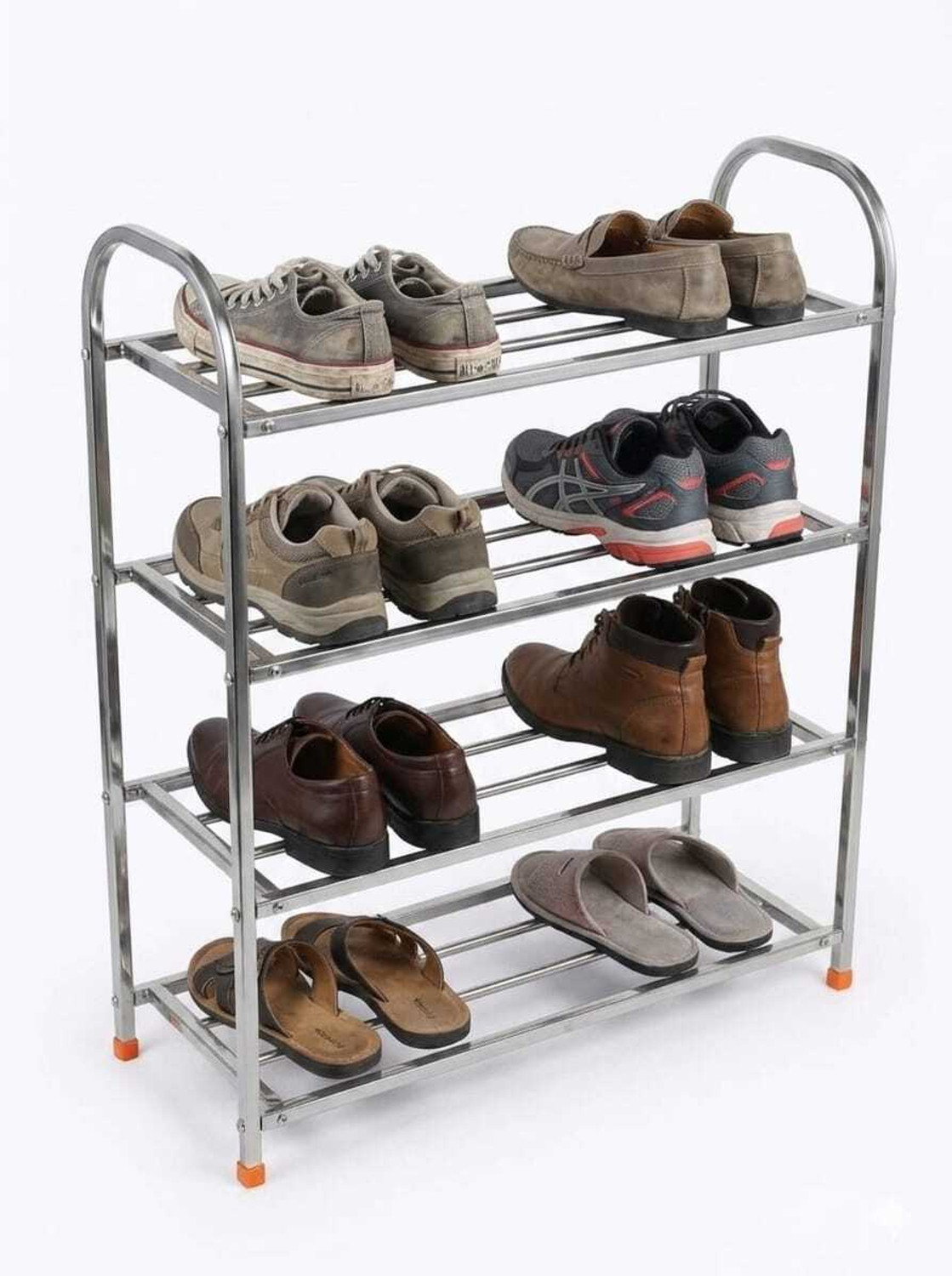 Image of JSSTEEL Stainless Steel Metal Shoe Rack
