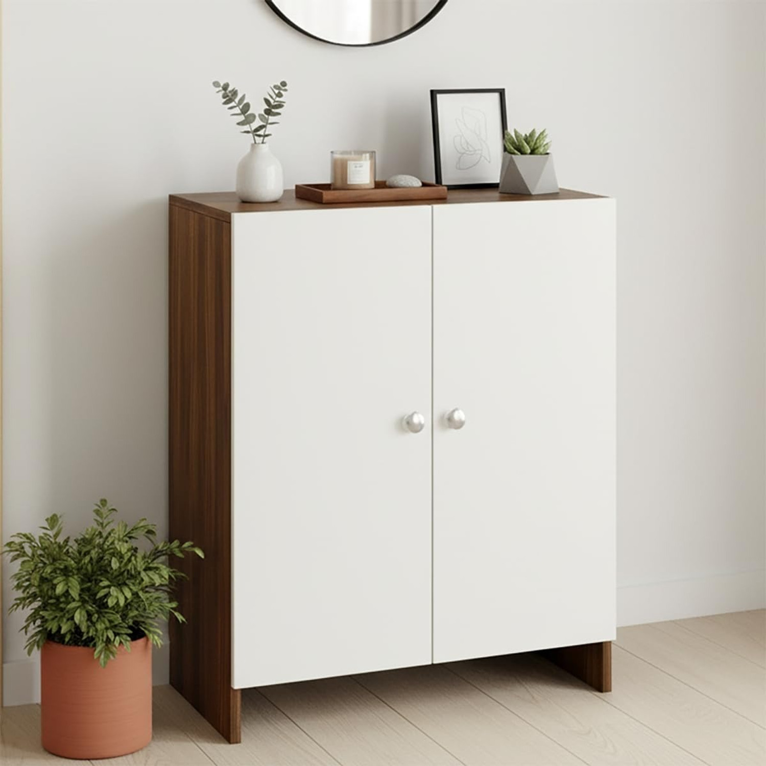 Image of Flipkart Perfect Homes Engineered Wood Shoe Rack