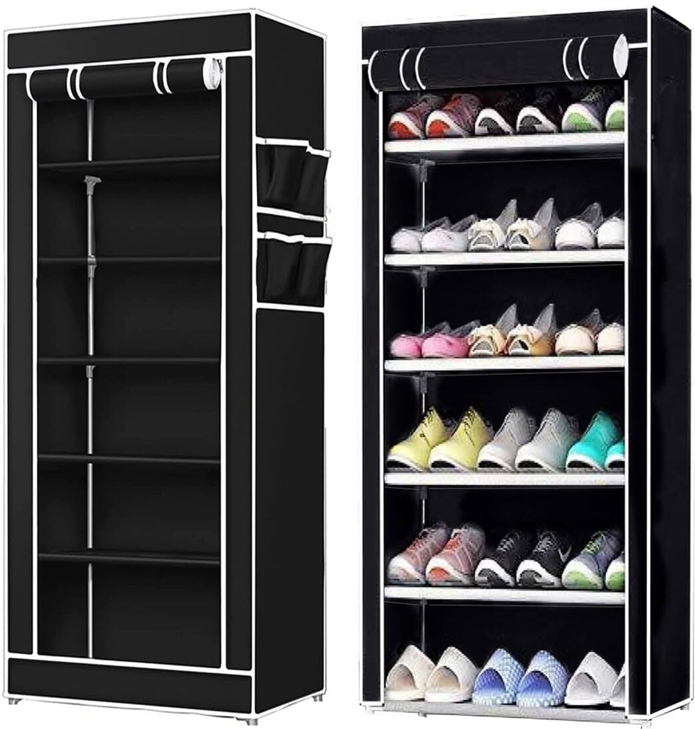 Image of DecorDestiny Plastic Collapsible Shoe Stand