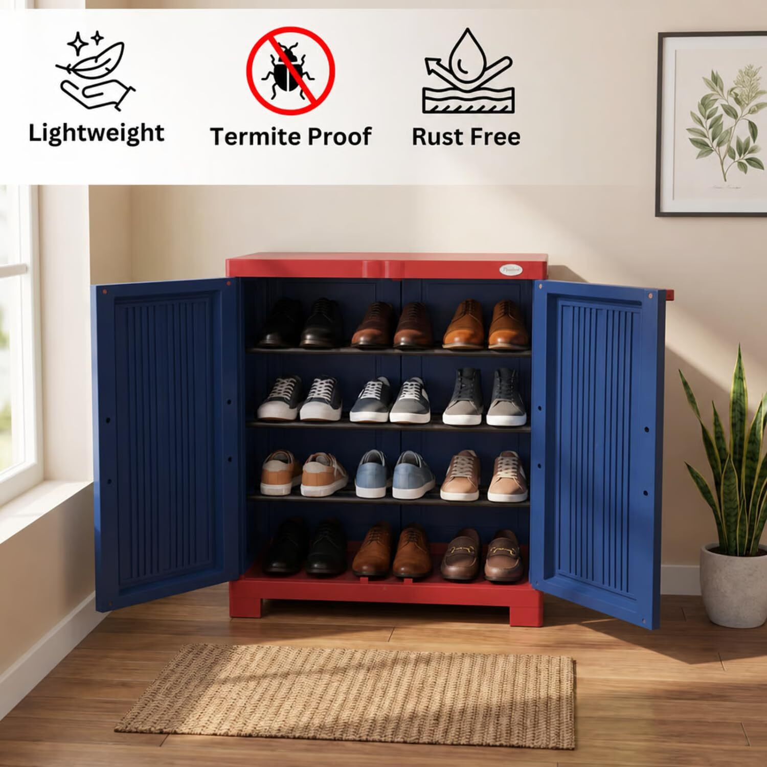 Image of Supreme M.K.ENTERPRISE Aspen SR-1 Plastic Shoe Rack