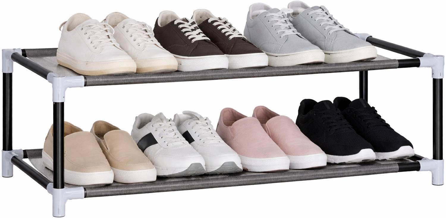 ADIXEL 1 Layer Multi-Purpose Plastic and Metal Shoe Rack with Door for Home ,Shoe Stand Plastic, Metal Shoe Stand