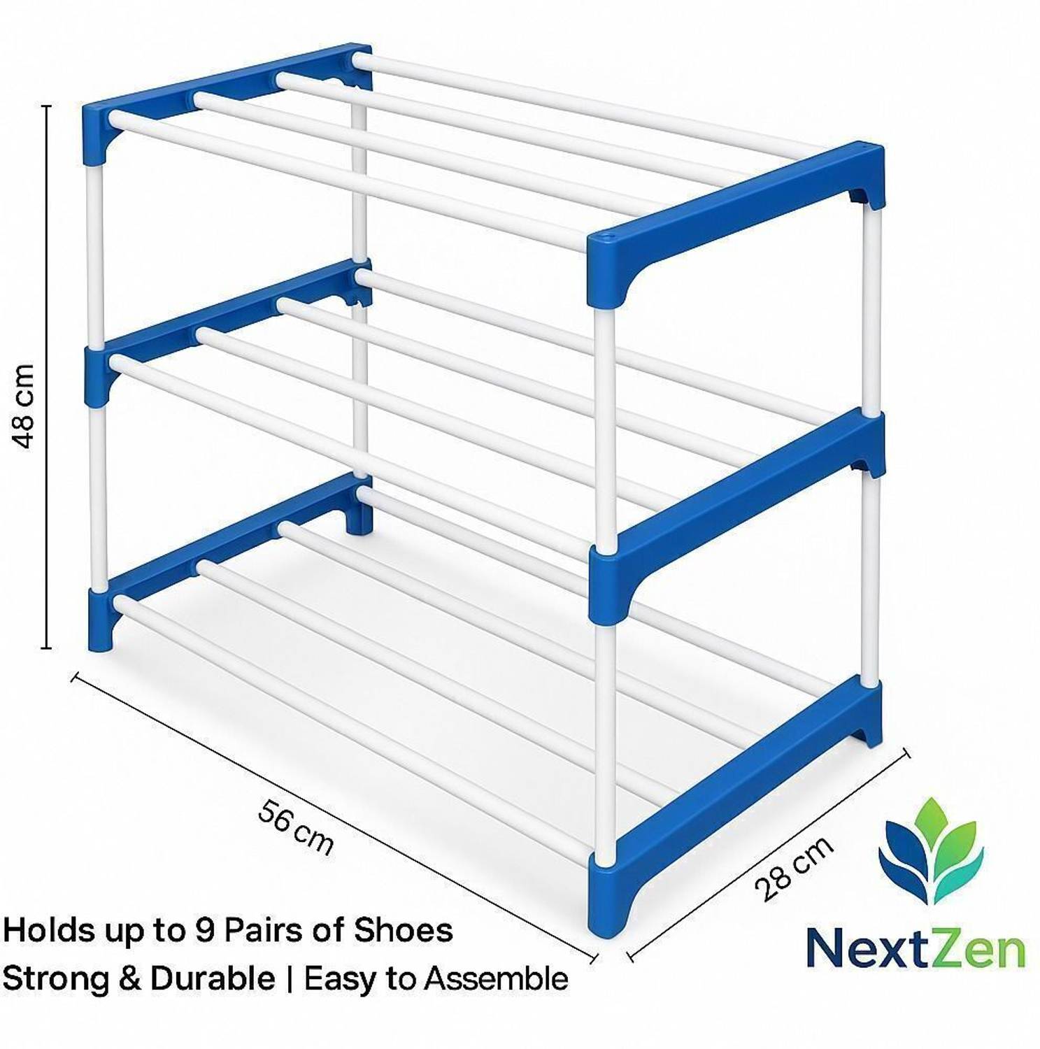 NextZen All-in-One Multipurpose Storage Rack for Shoe, Cloth