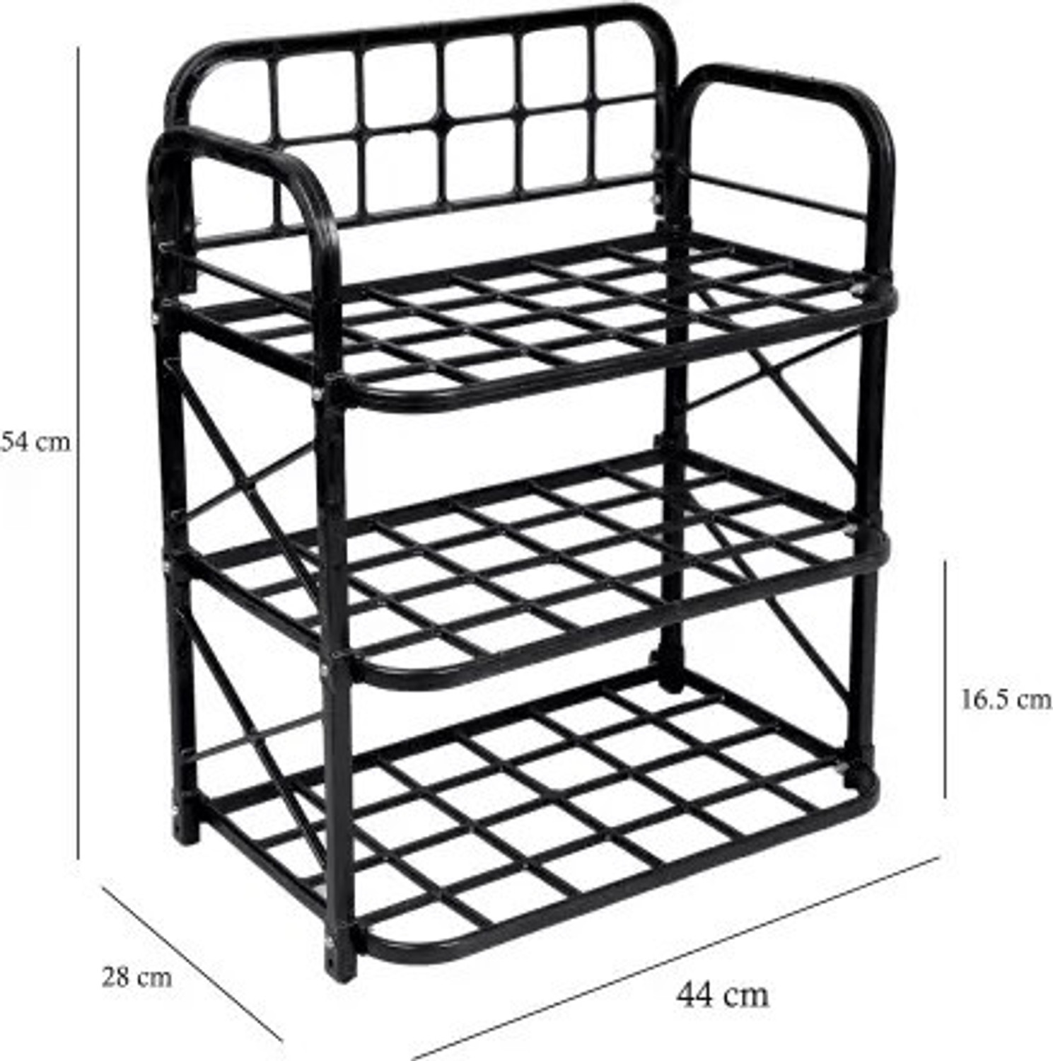 Image of NEELESHWARI Multipurpose foldable portable Home And Office Wall Shelf Plastic Shoe Stand