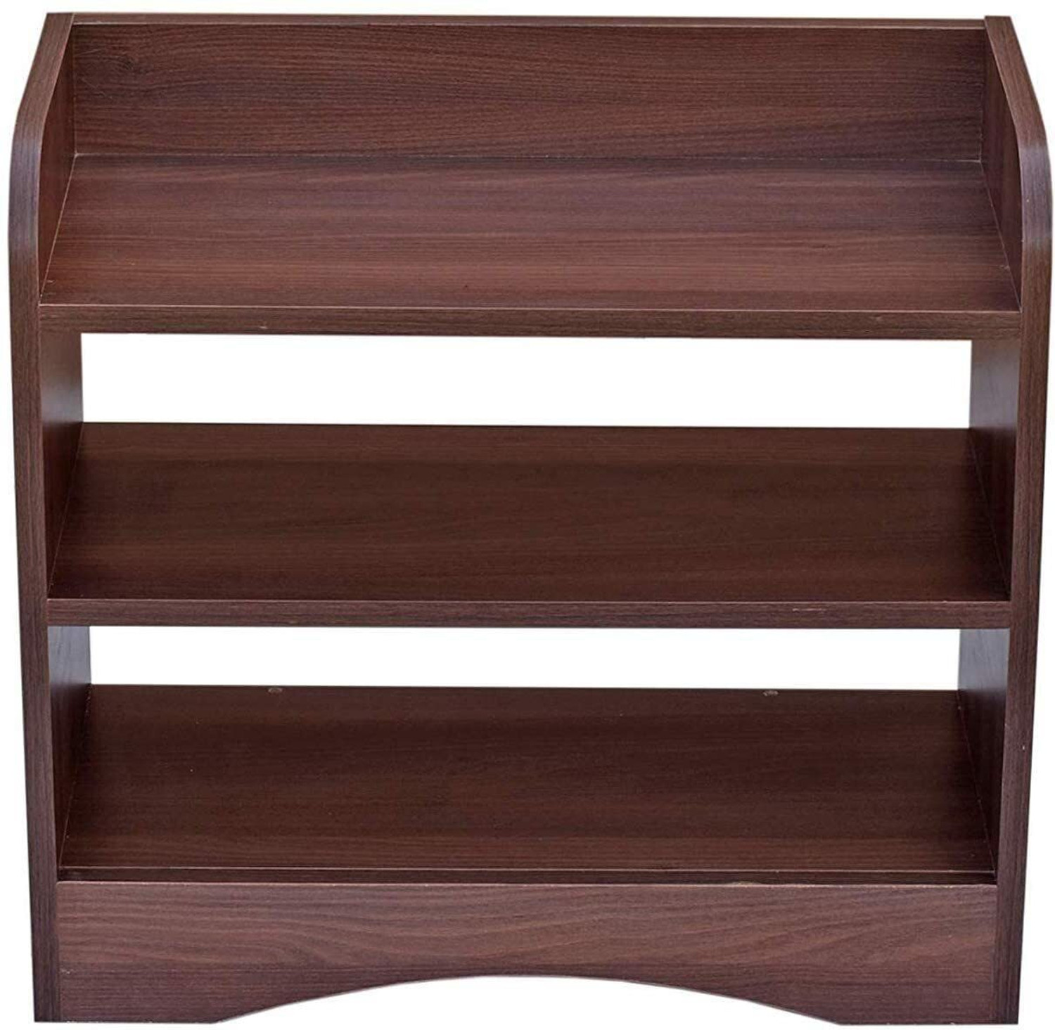 Image of MULTIBUY Modern Bedside Table with 3 Shelves,Bed Side Table Engineered Wood End Table