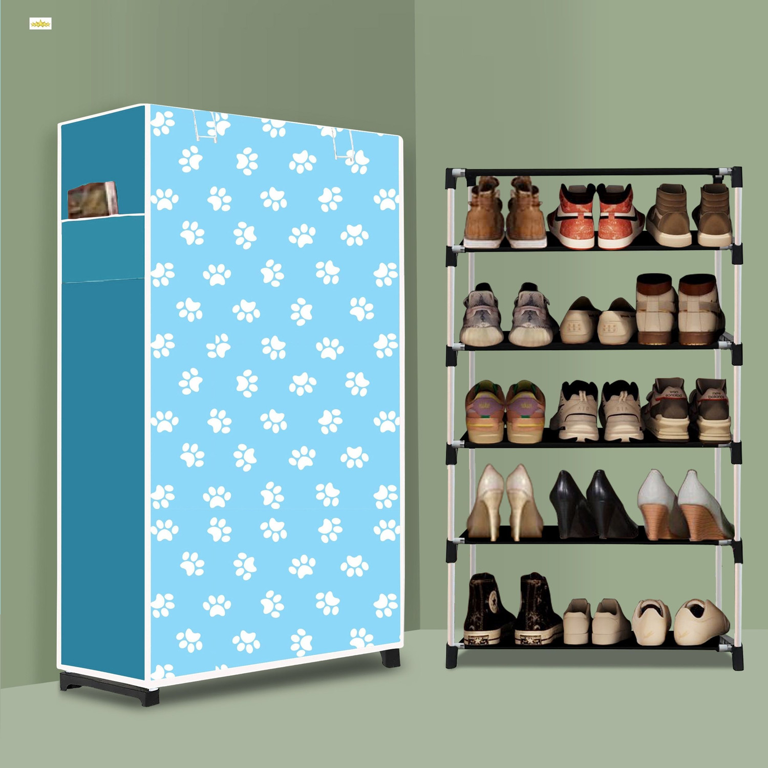 Image of Reom Enterprise Plastic Collapsible Shoe Stand