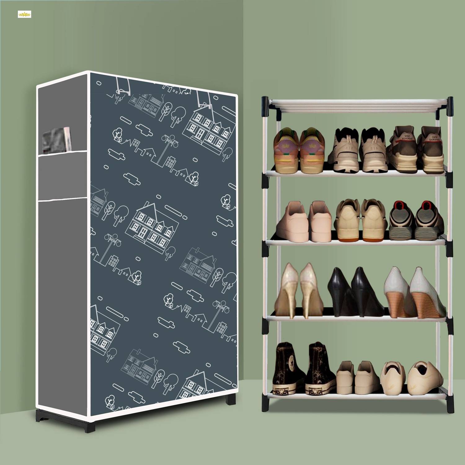 BEYKURY Plastic Shoe Stand
