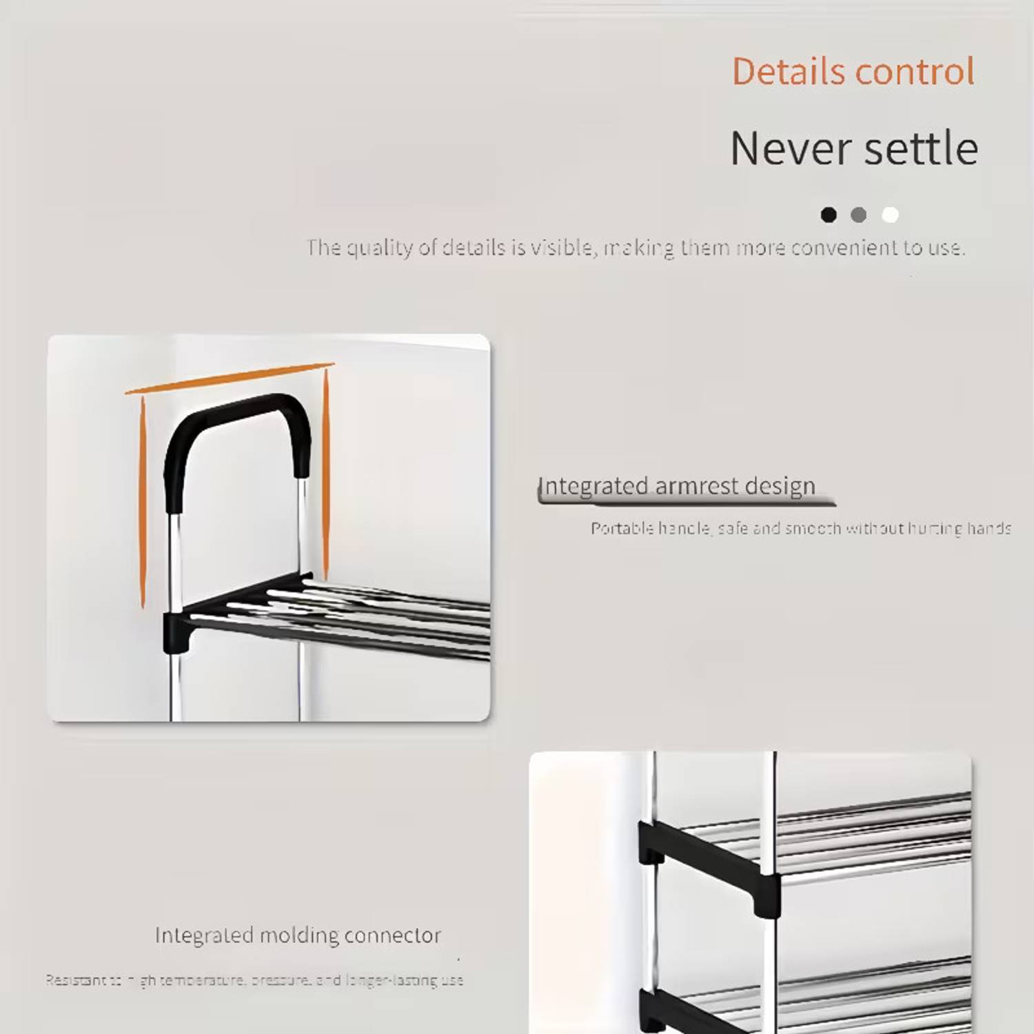 ADIXEL 5 Layer Multi-Purpose Shoe Rack with Door - Image 4