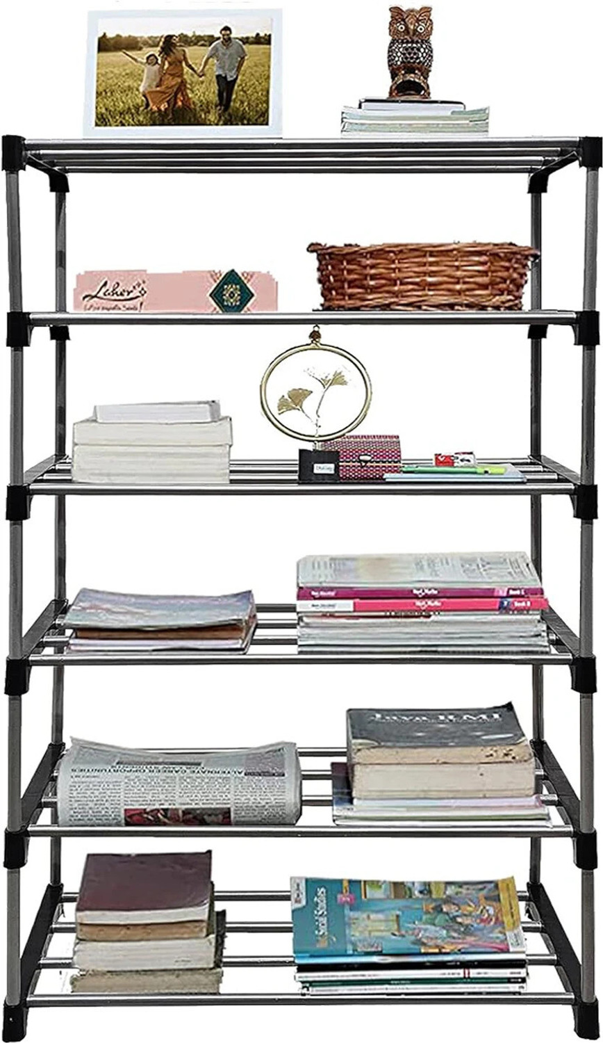 Image of girja Strong Book Shelf for Home Multipurpose Storage Organizer Plastic Shoe Stand