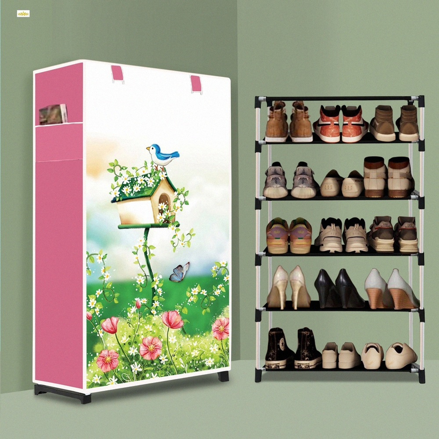 Image of Palkolink Plastic Collapsible Shoe Stand