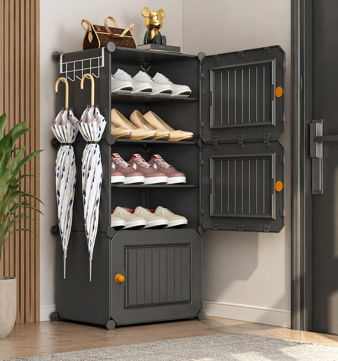 Image of Evrum Plastic Collapsible Shoe Stand