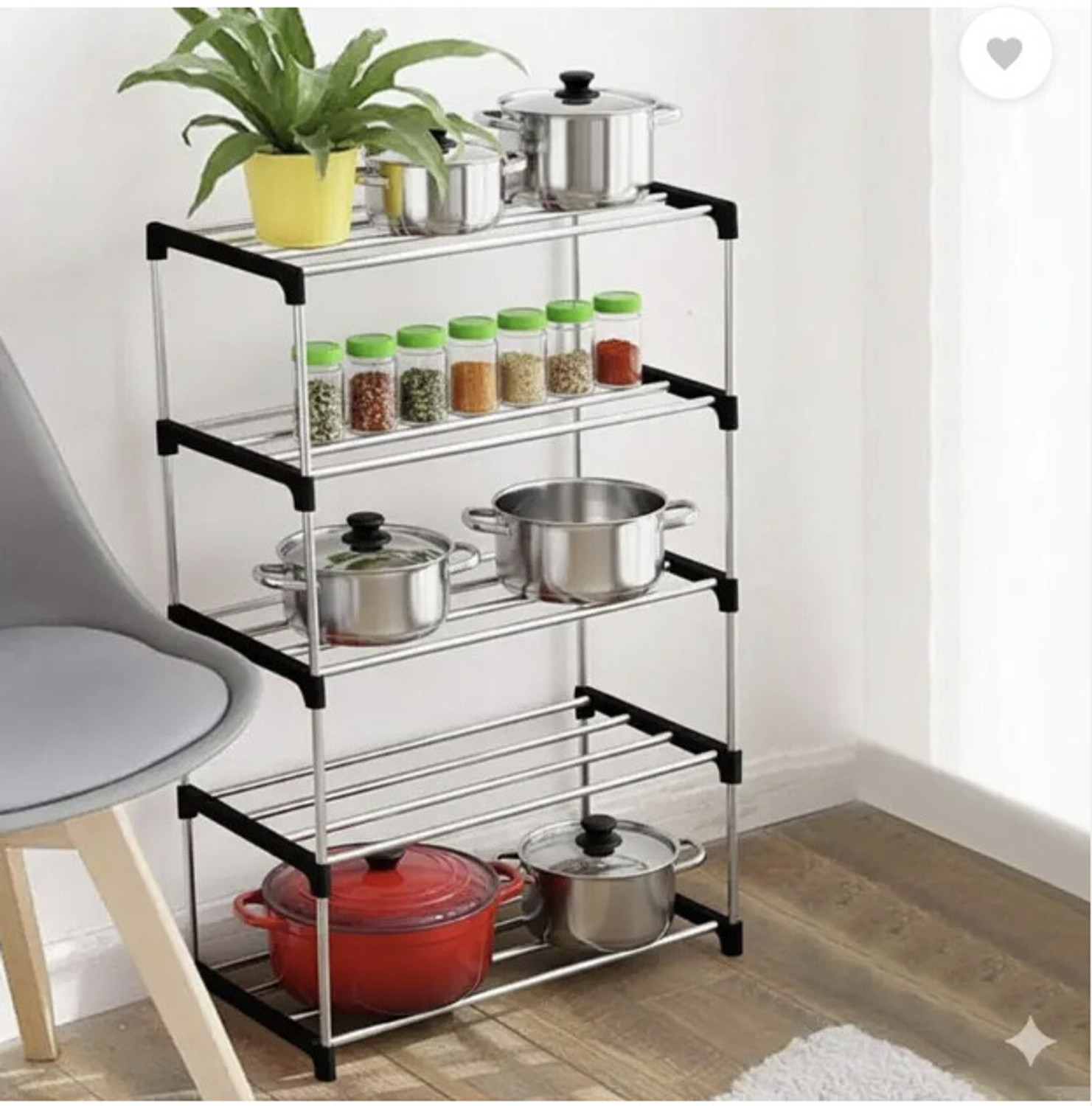Image of YASHVI shoe rack stand 4 layers Plastic Shoe Stand