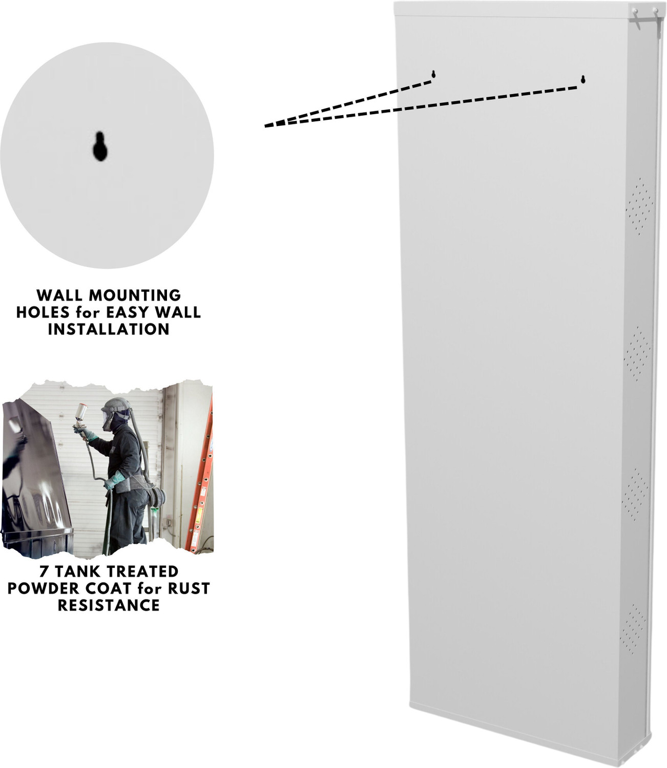 Image of KRUGER 4 Door Maroon 21x58x5.5 inch 8 to 12 Shoe Capacity Wall Mounted Centralised Lock Metal Shoe Rack