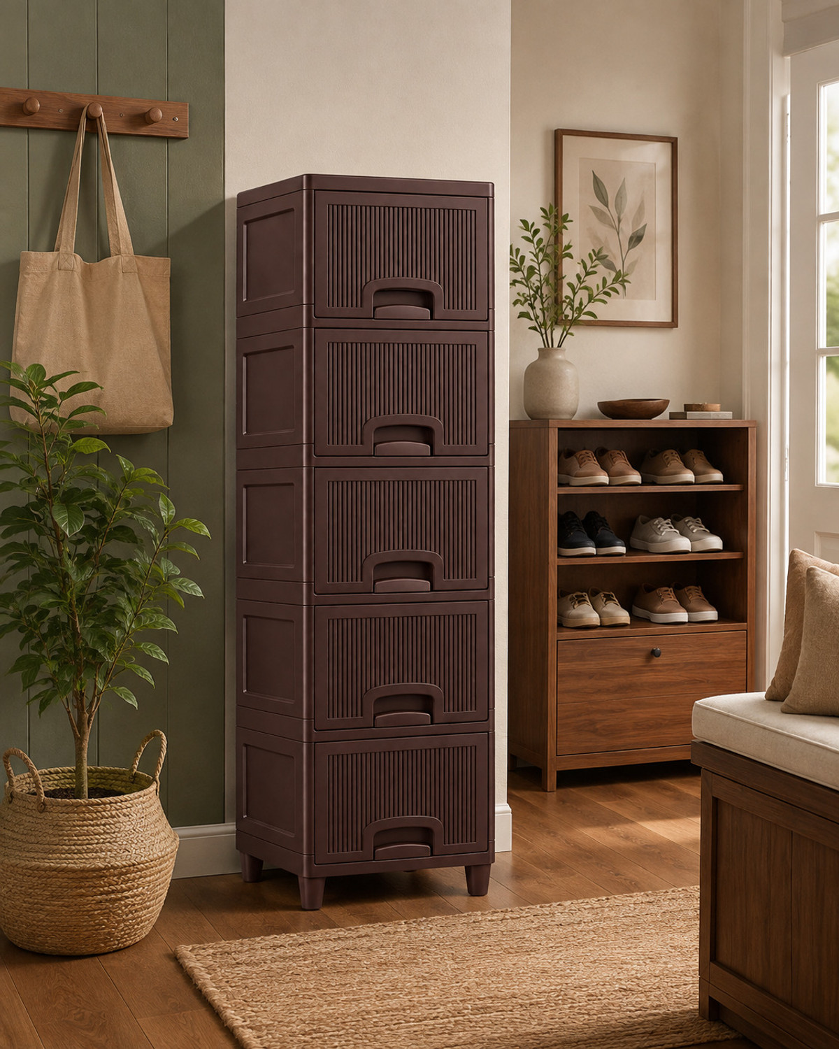 Image of MAXTID Multi Layer Cabinet Storage Storage Box Storage Box