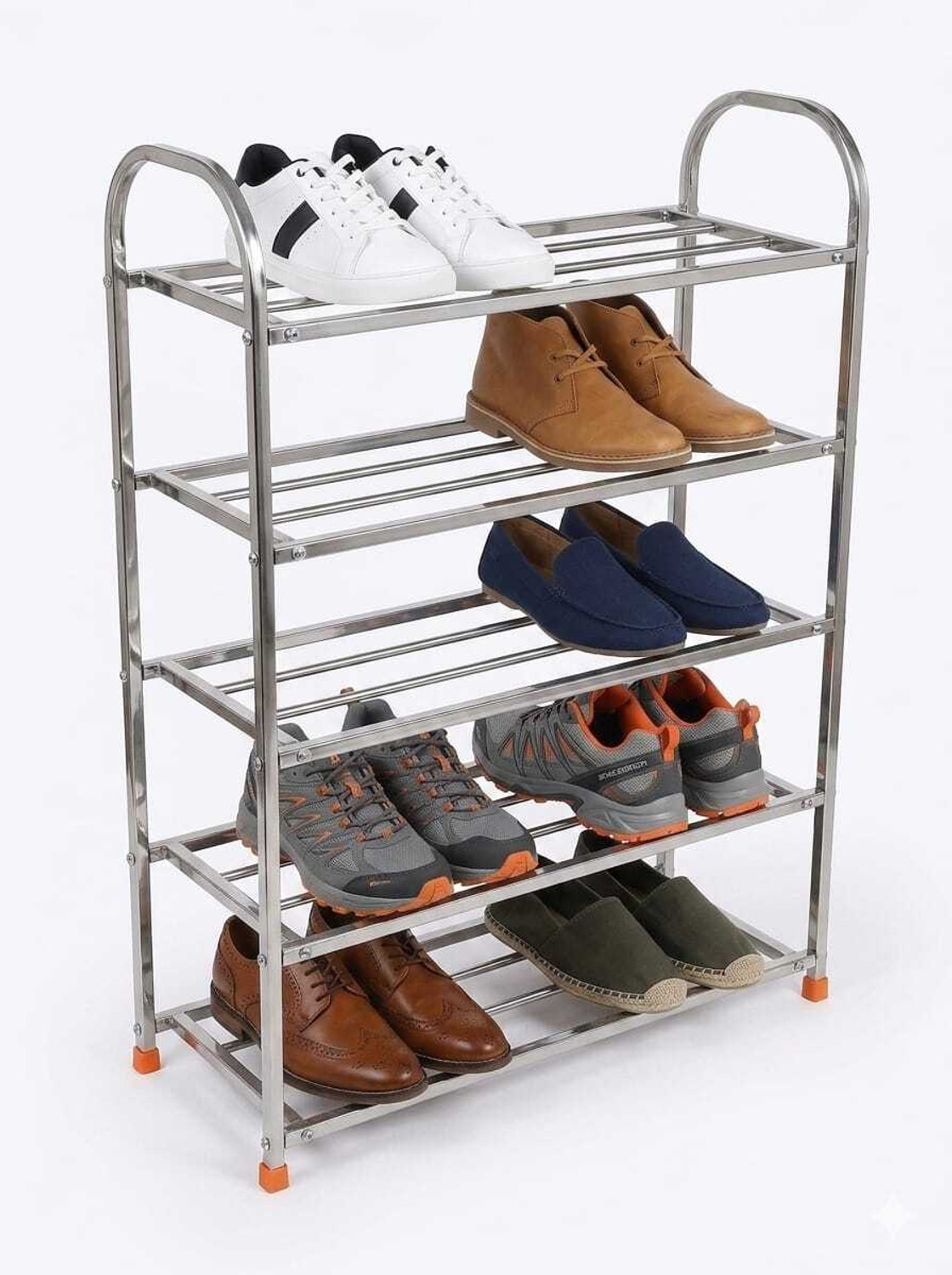 Image of JSSTEEL Stainless Steel Metal Shoe Rack