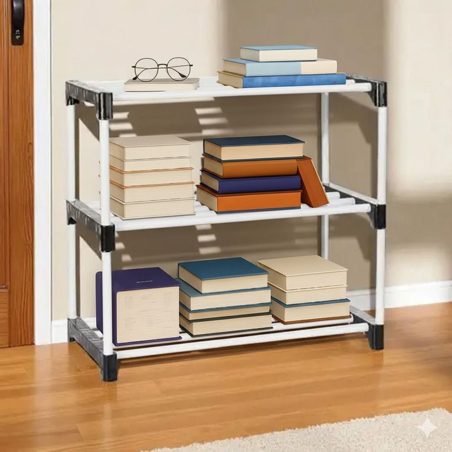 Image of Dwello This is a great storage cabinet for your home to store your shoes, books, kids Plastic Shoe Stand