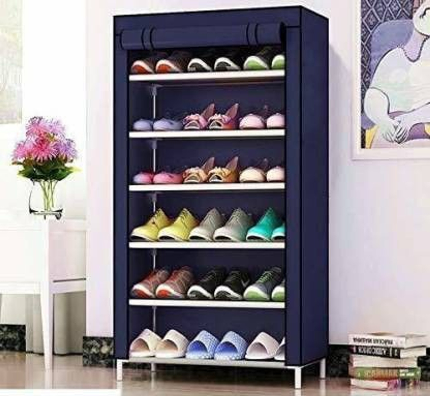 Image of INSIDE STYLE Plastic Shoe Stand