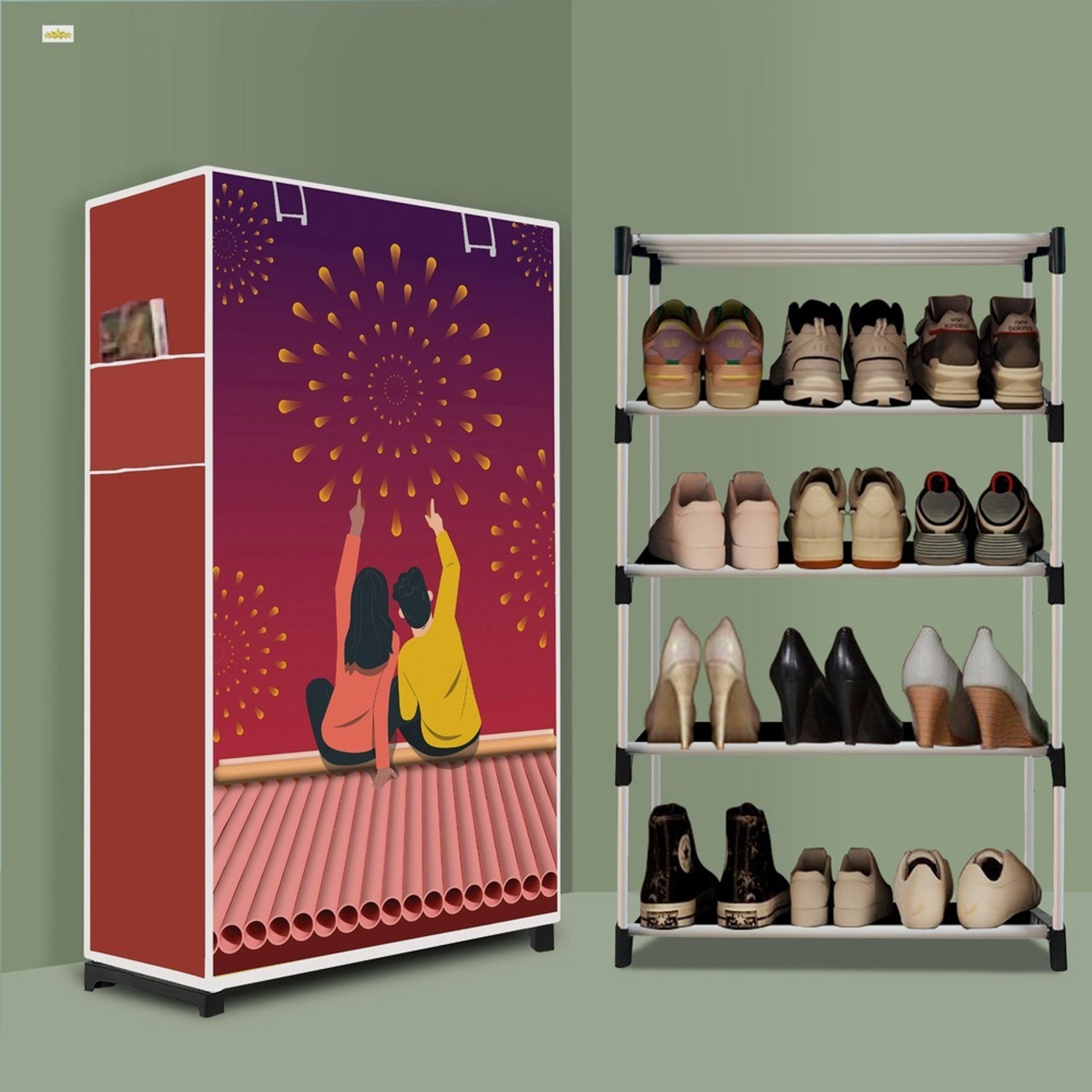 Image of GirjaHub Plastic Shoe Stand