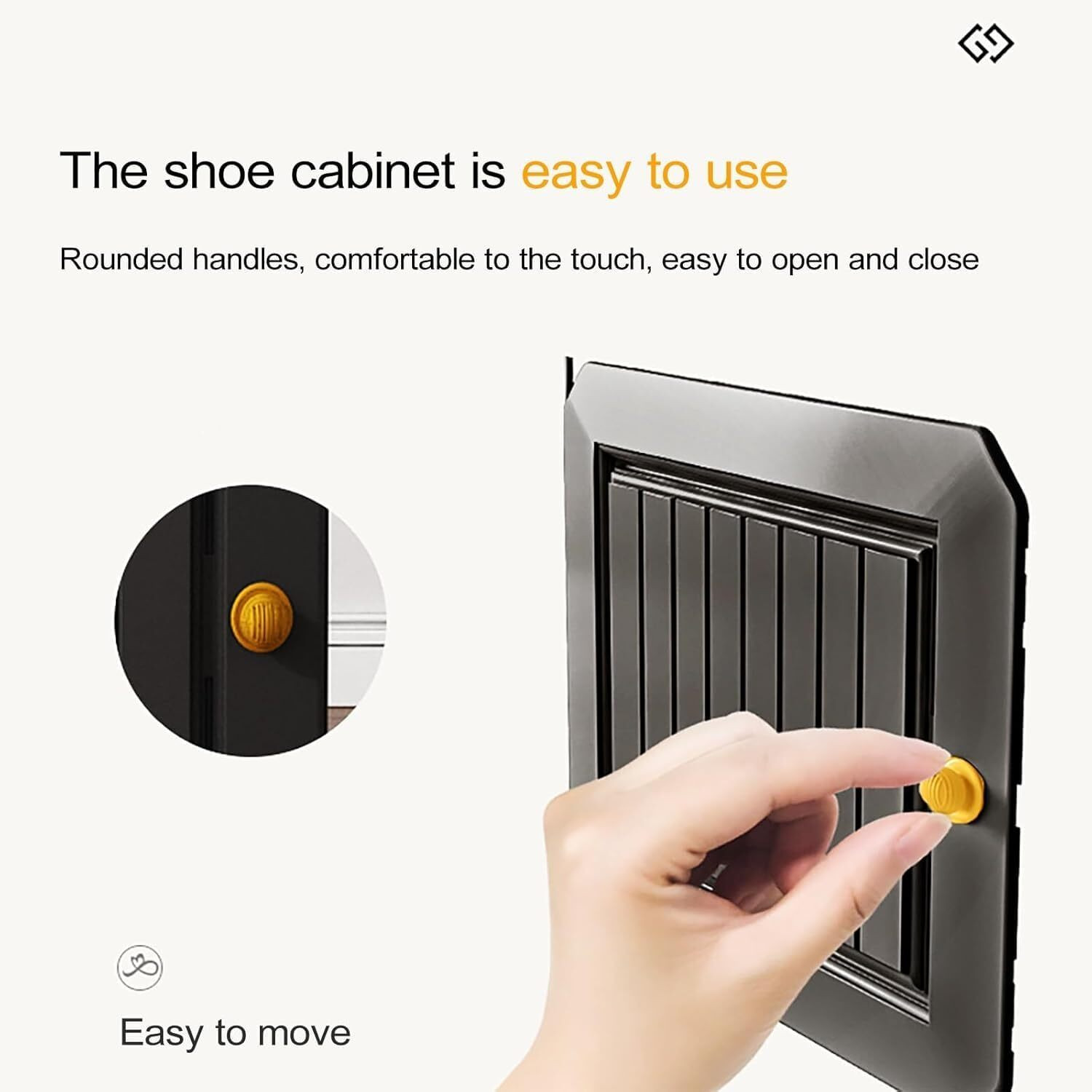 Image of ZIVETY 10-Shelf-5-Door Shoe Rack With Door, Shoe Rack Plastic, Shoe Rack For Home Metal, Plastic Shoe Rack