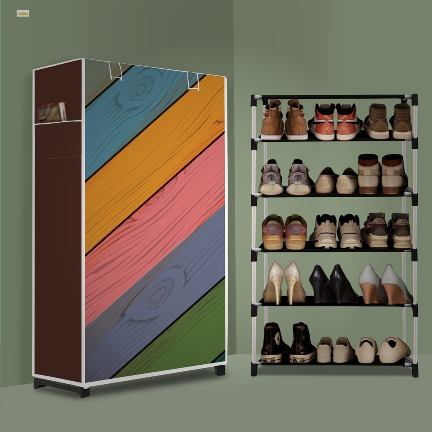 Image of Pipasa Plastic, Metal Shoe Stand