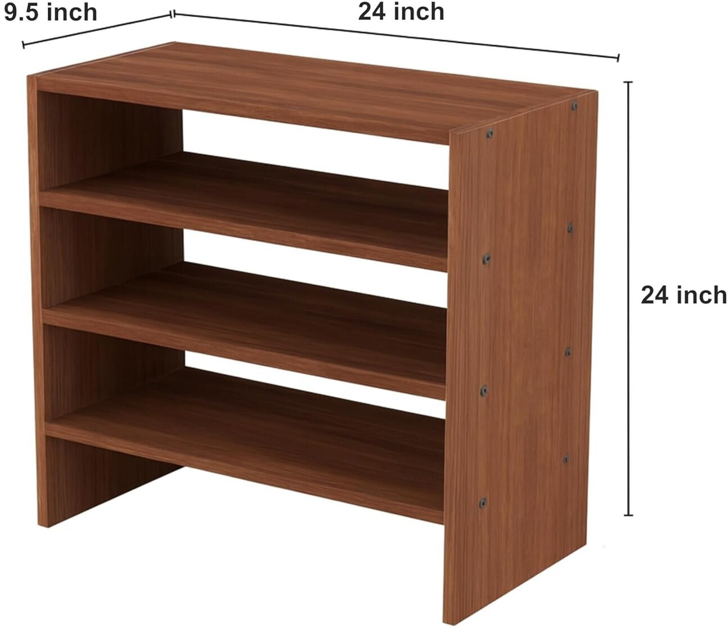 Image of Flipkart Perfect Homes 24 inchx9.5 inchx24 inch Shoes Chappal Slippers Organizer Stand Small Shoerack Organiser Engineered Wood Shoe Rack